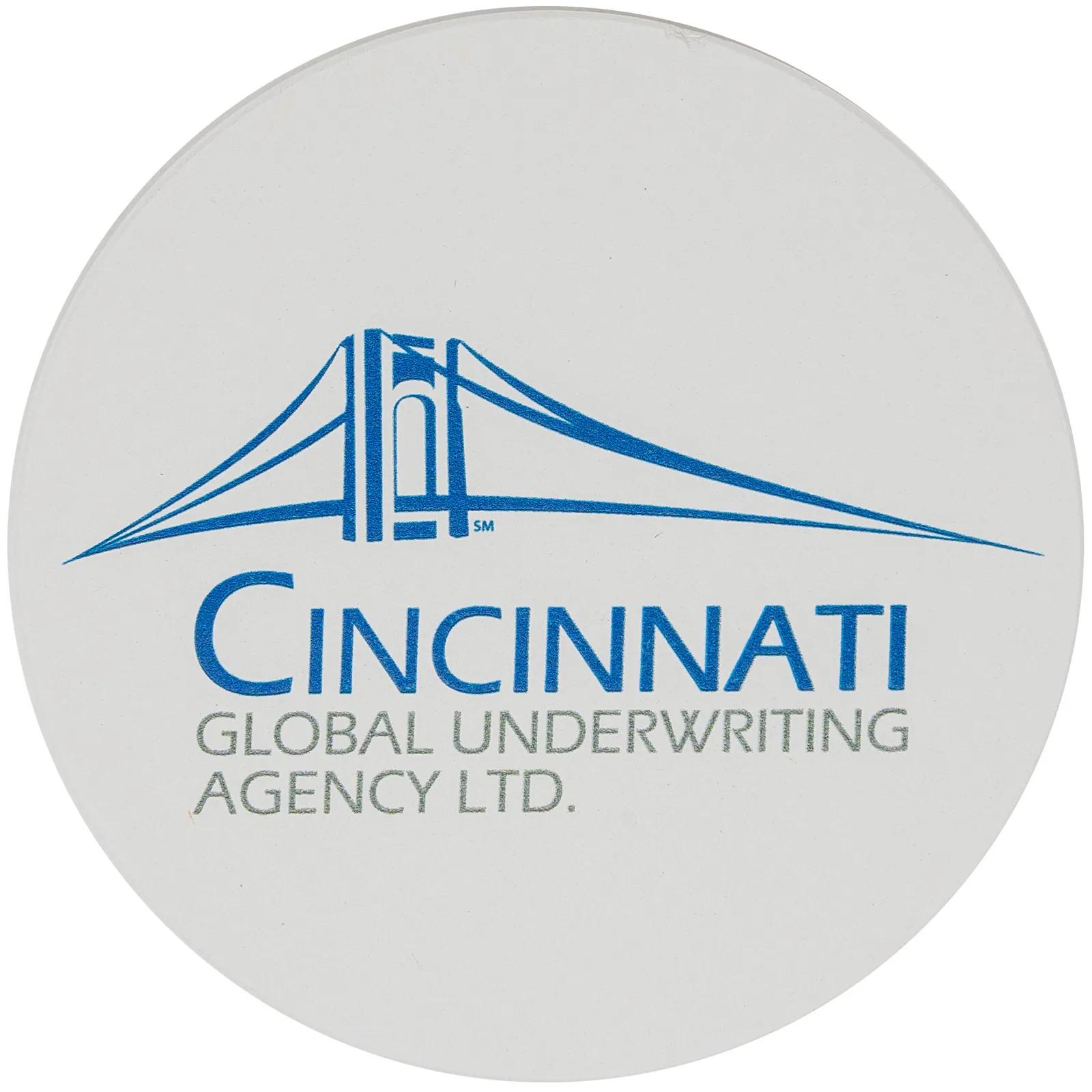 Coaster Ceramic Round Cork Backing - 3.9 in - product view 2