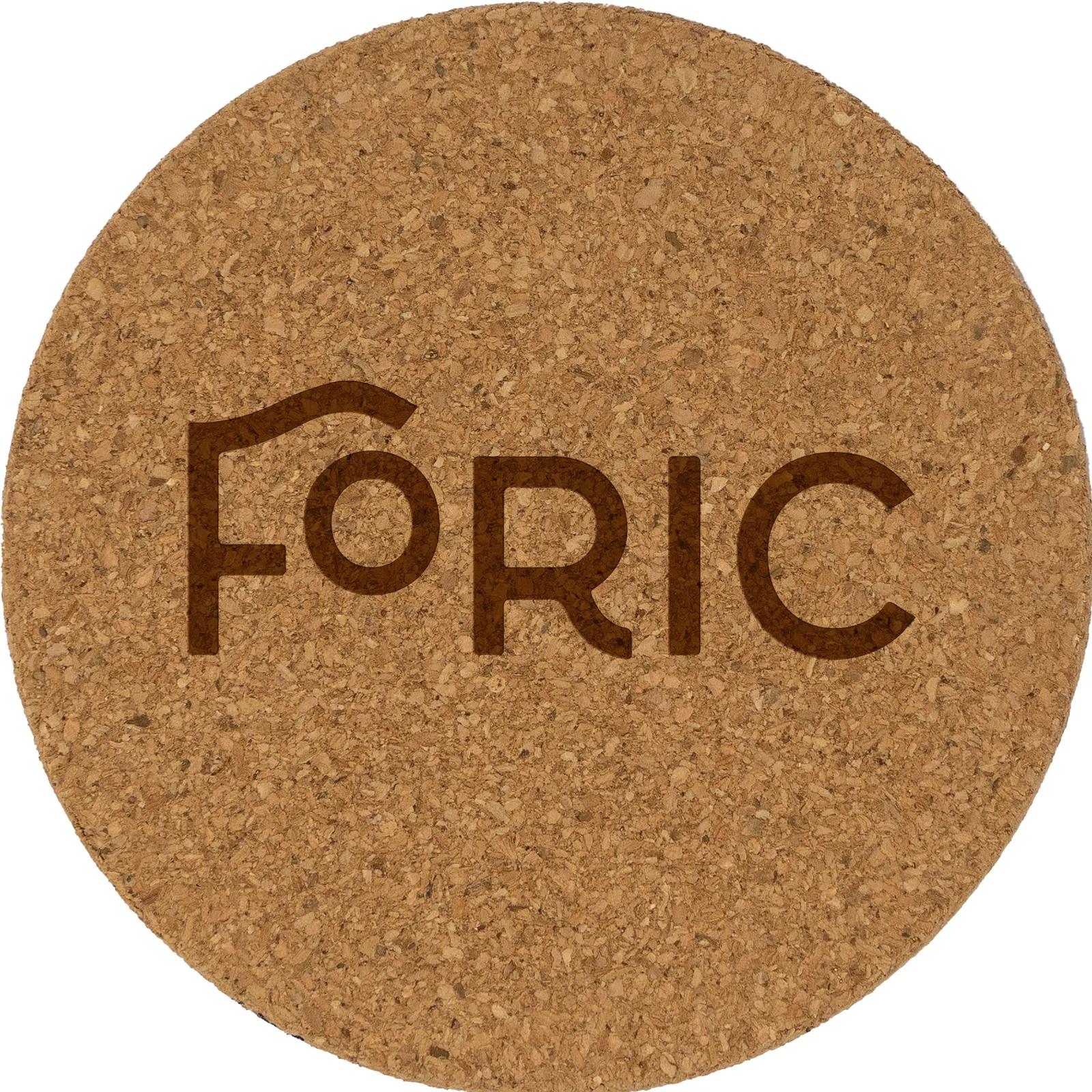 Cork Round Coaster Renewable Absorbent - 3.94 in