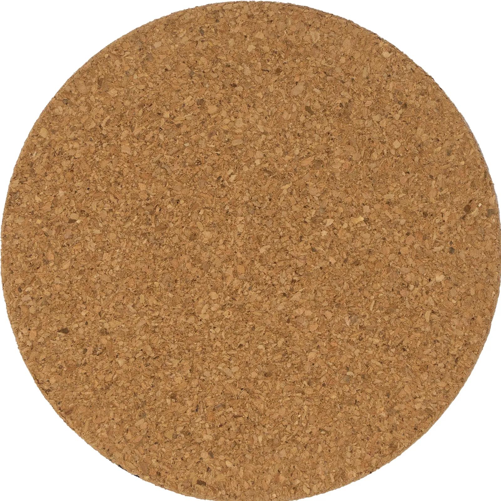 Cork Round Coaster Renewable Absorbent - 3.94 in - product view 2
