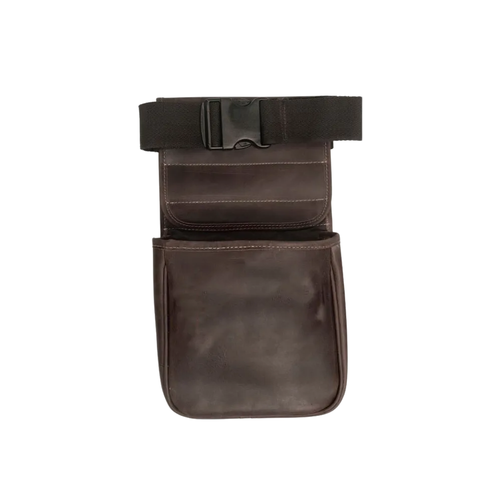 Shell Bag Leather Buffalo Hide Two Compartments - blank view 5