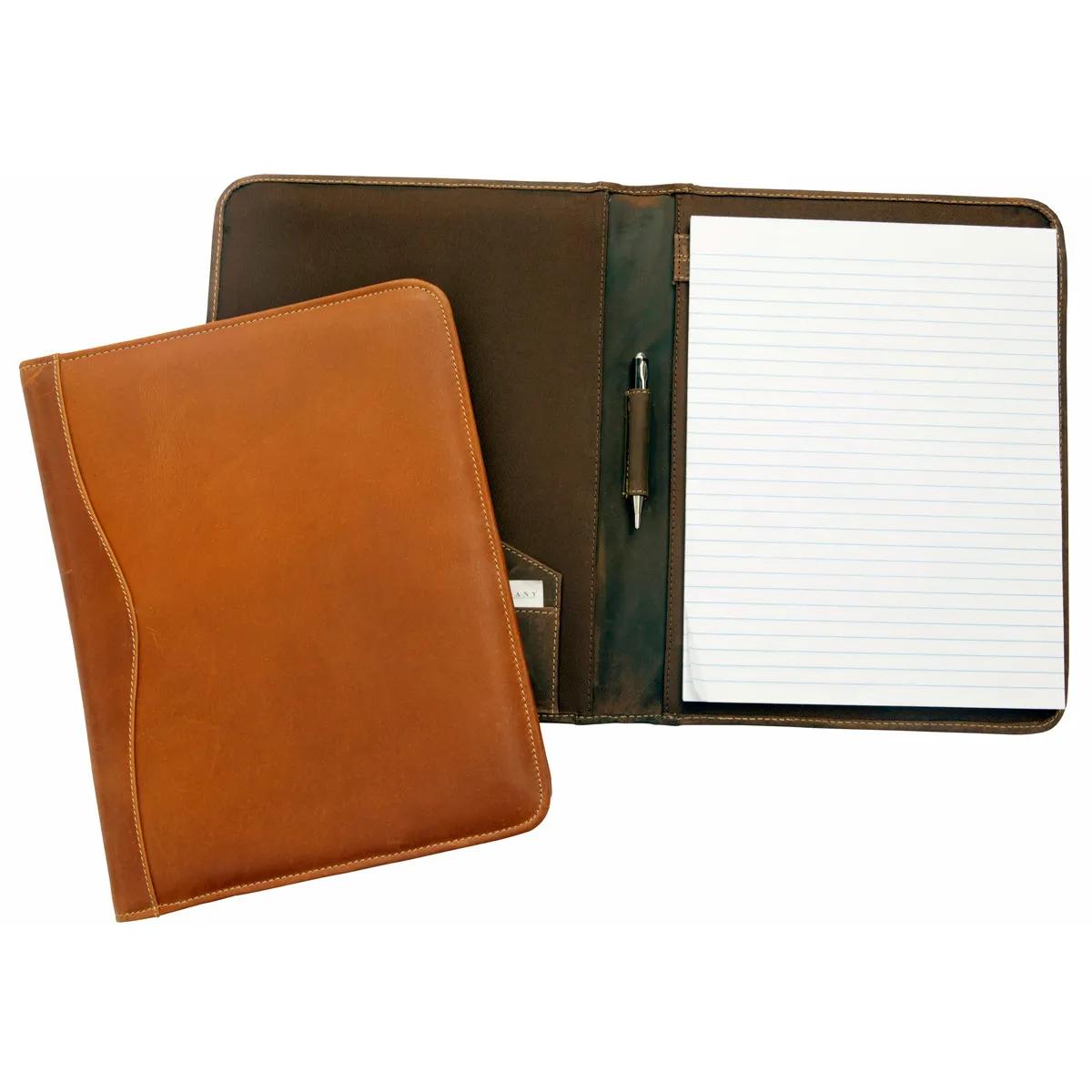Meeting Folder Leather Buffalo Hide Foam Padded - product view 1