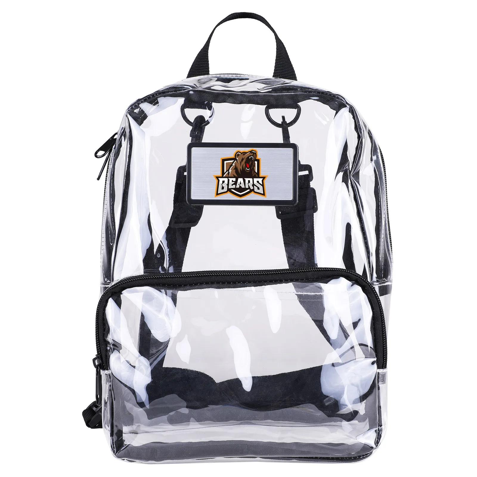 Clear Stadium Backpack PVC Metal Plate - 10 x 12 in - product view 6