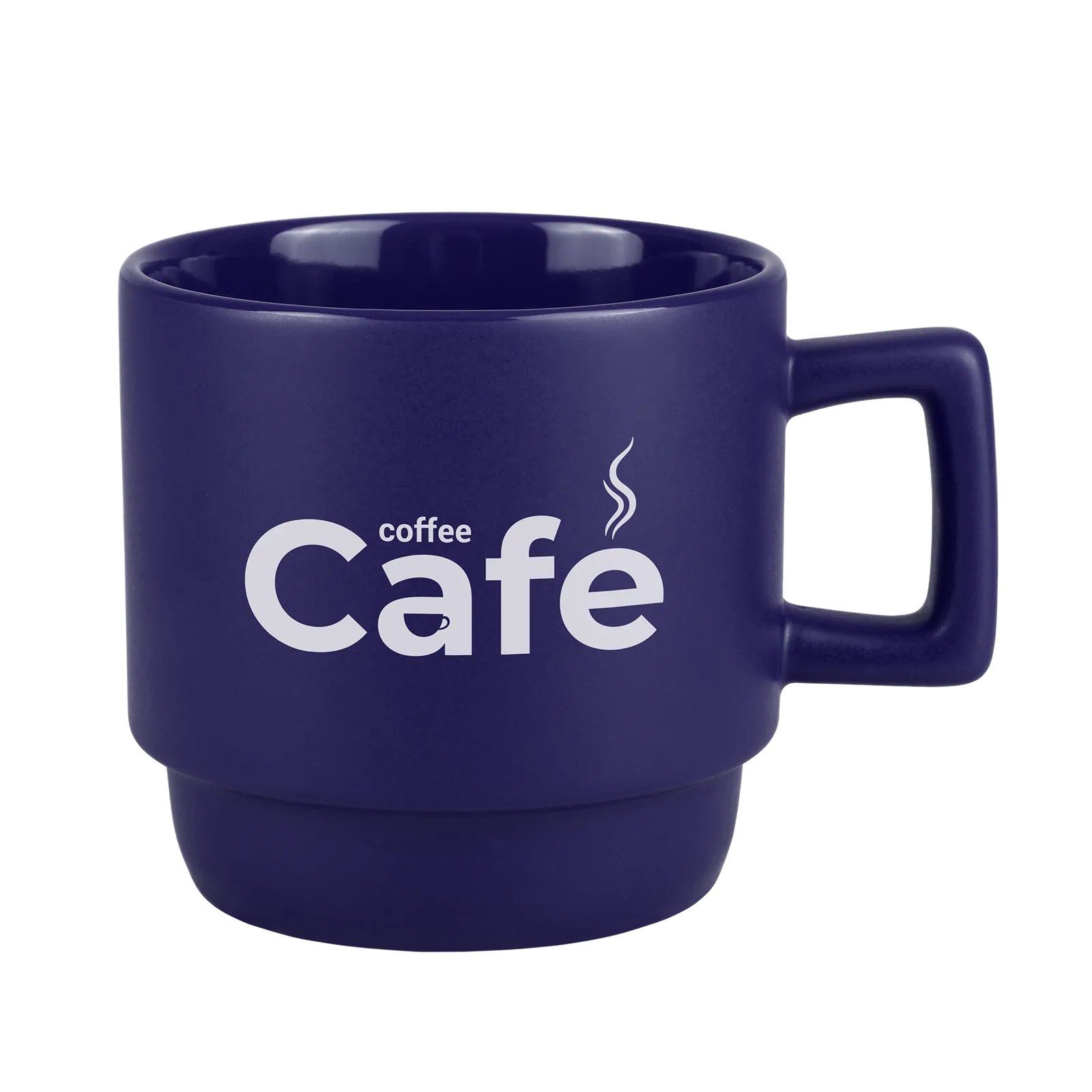 Ceramic Mug Stackable with Squared Handle - 11 oz - product view 9