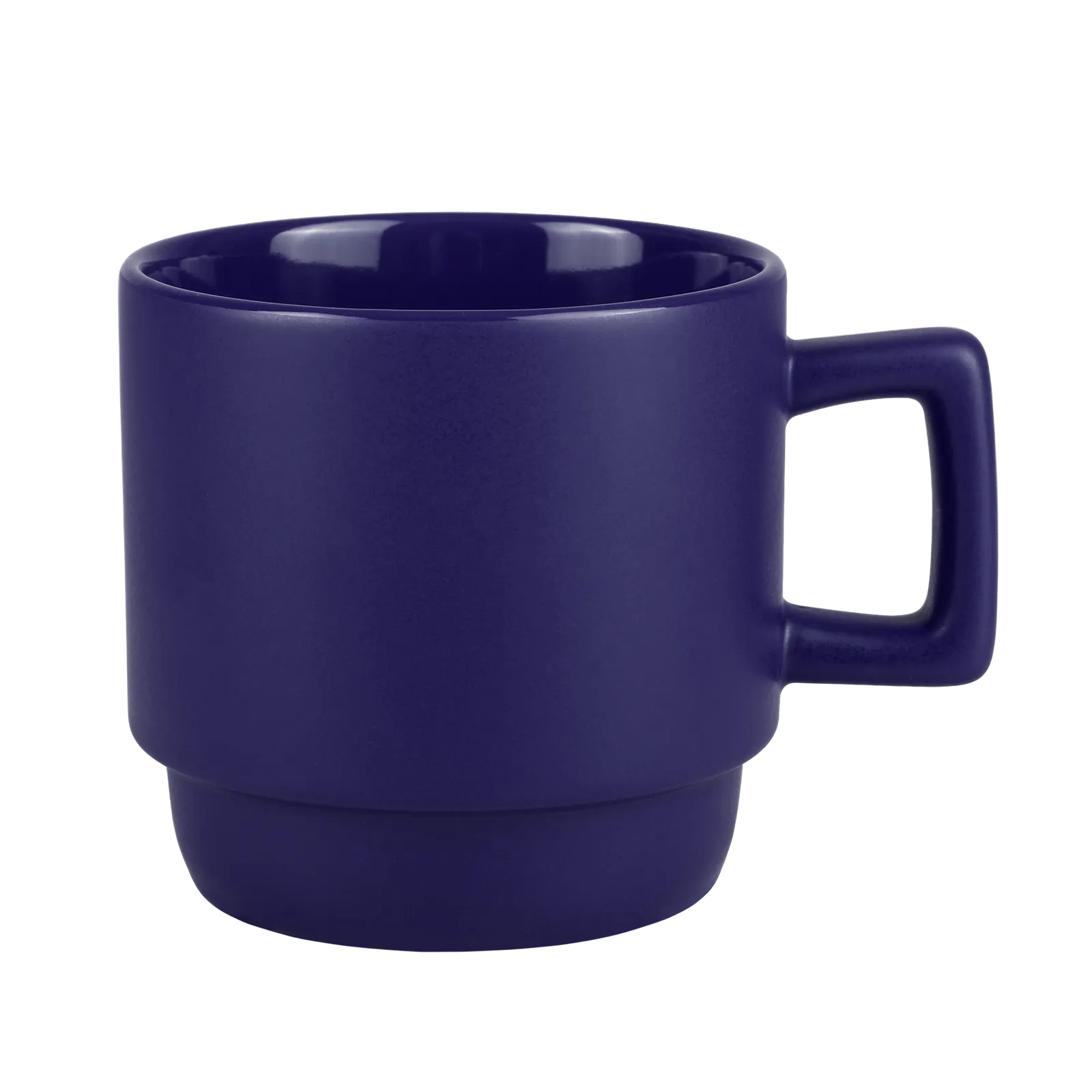 Ceramic Mug Stackable with Squared Handle - 11 oz - blank view 16