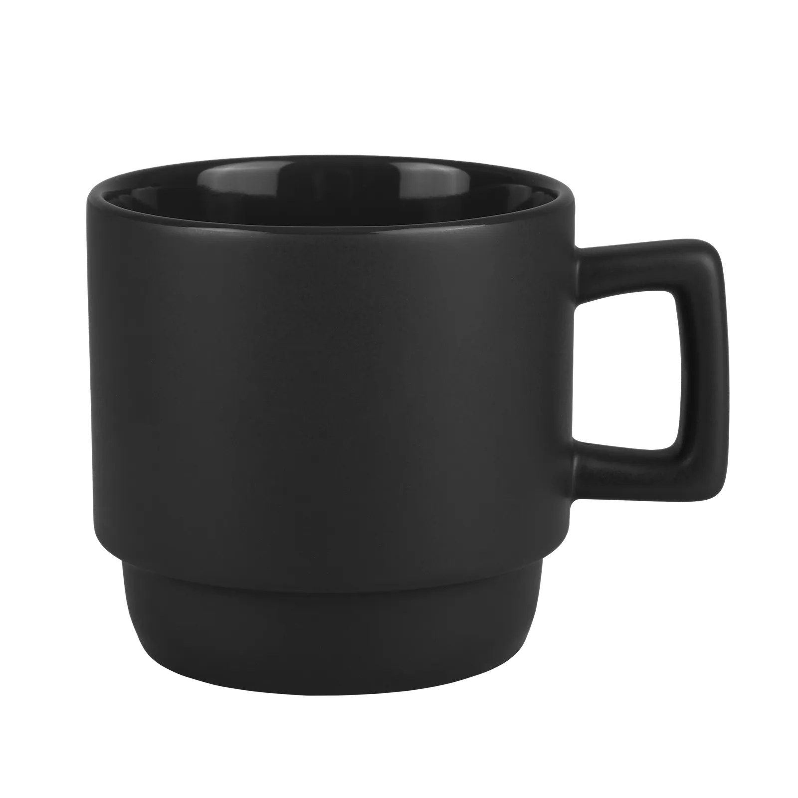 Ceramic Mug Stackable with Squared Handle - 11 oz - blank view 18