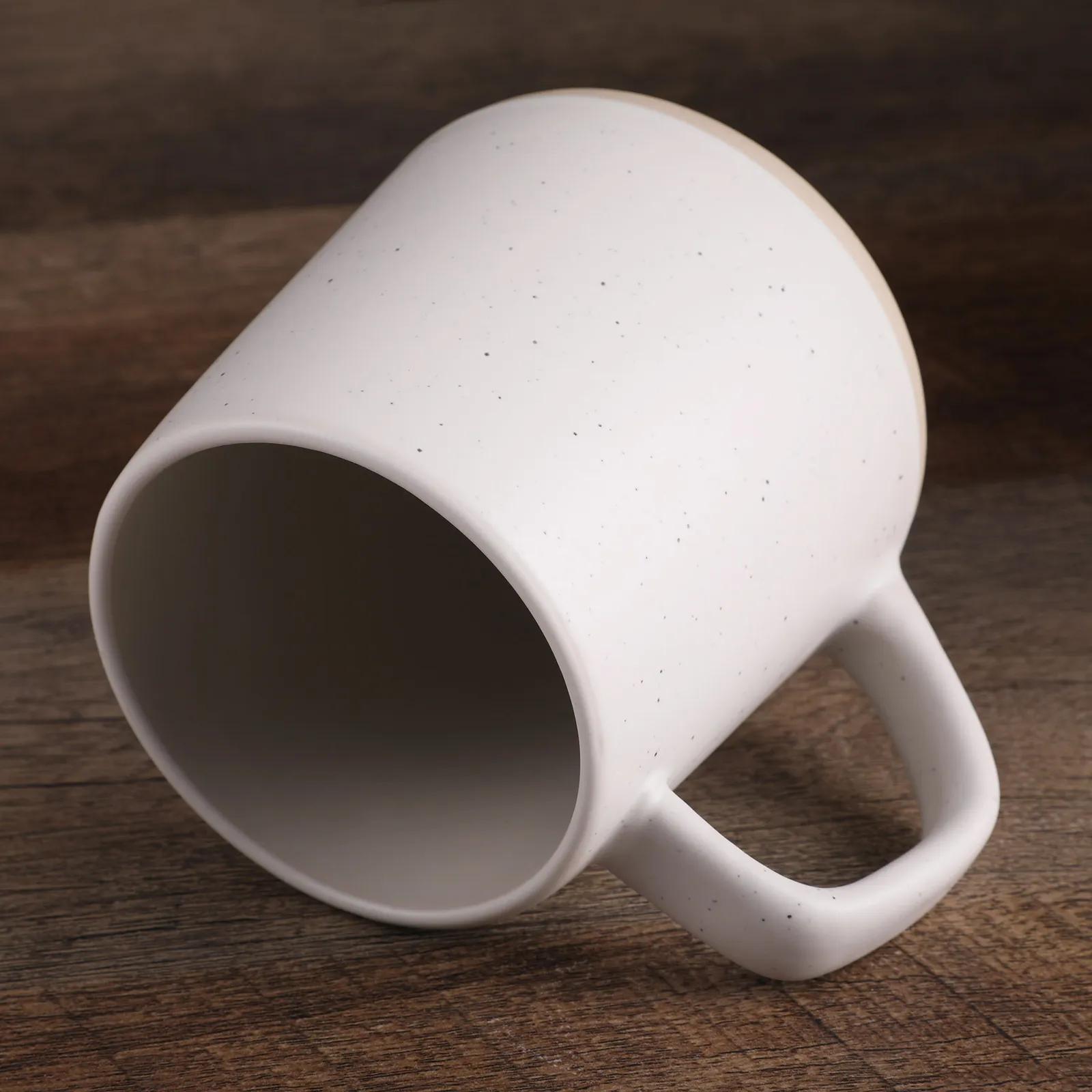 Ceramic Mug Speckled Outward Tapered - 13.5 oz - product view 3