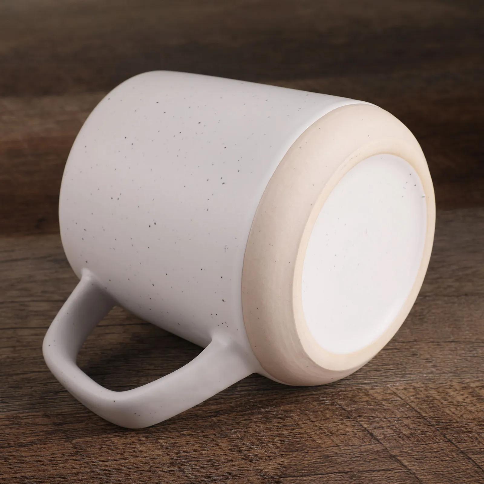 Ceramic Mug Speckled Outward Tapered - 13.5 oz - product view 4