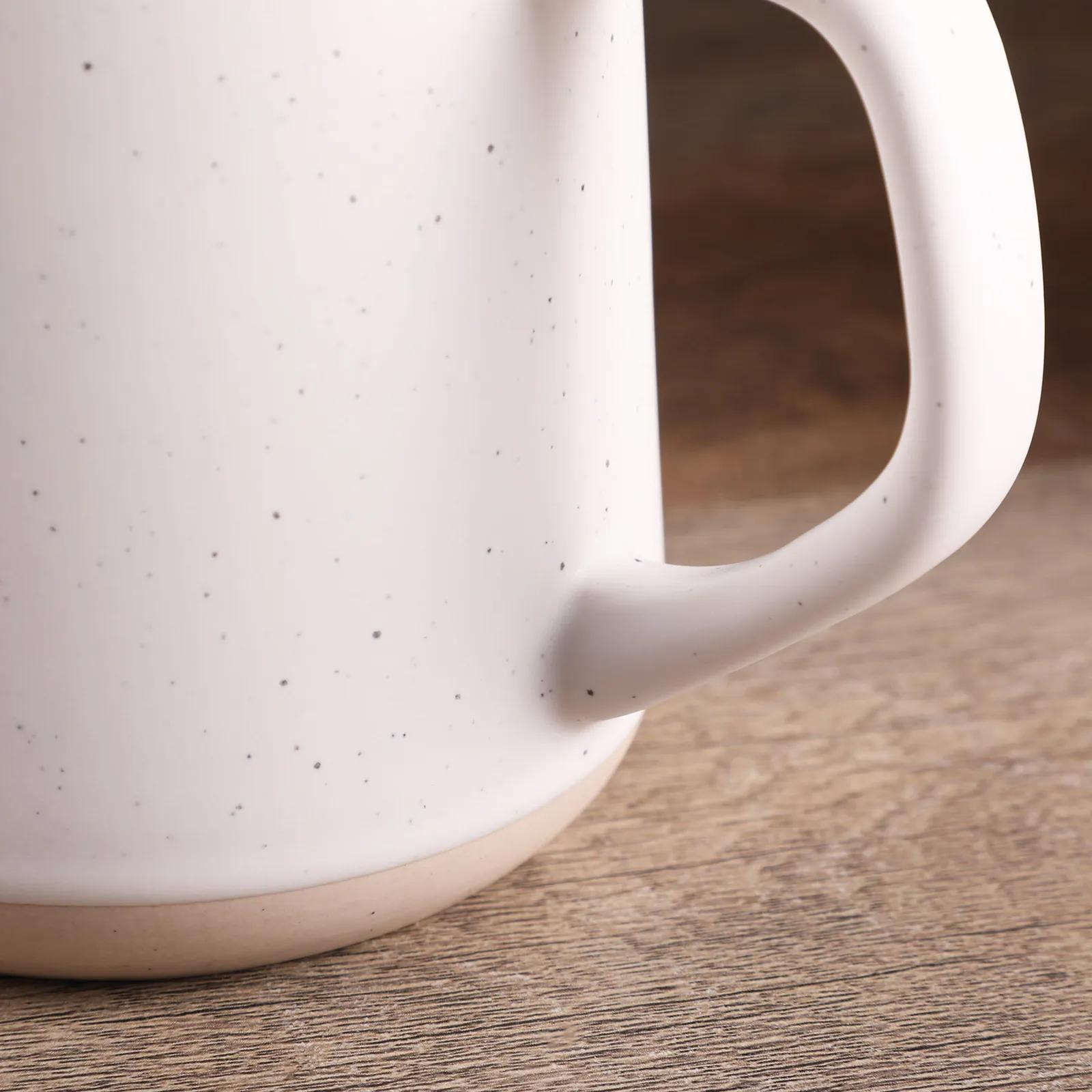 Ceramic Mug Speckled Outward Tapered - 13.5 oz - product view 5