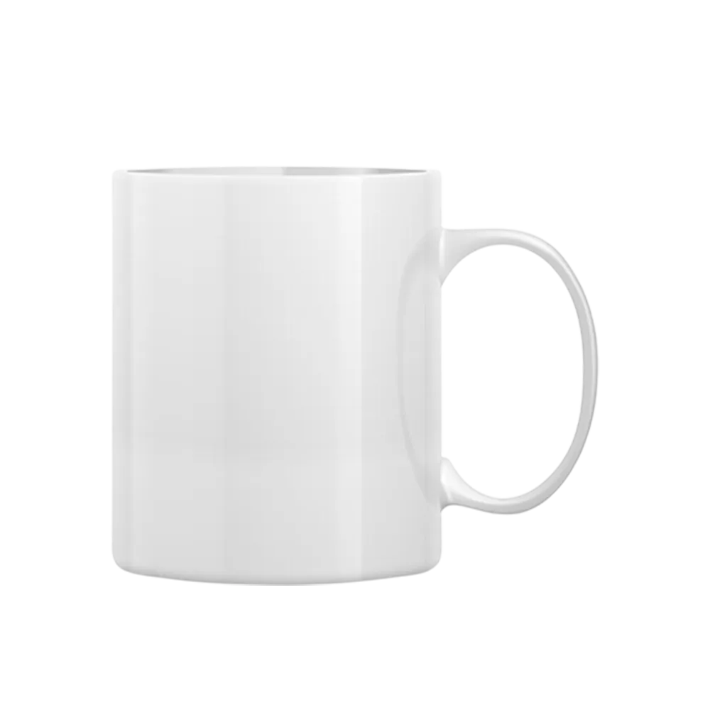 Ceramic Mug White Full Color Print - 11 oz - blank view 3