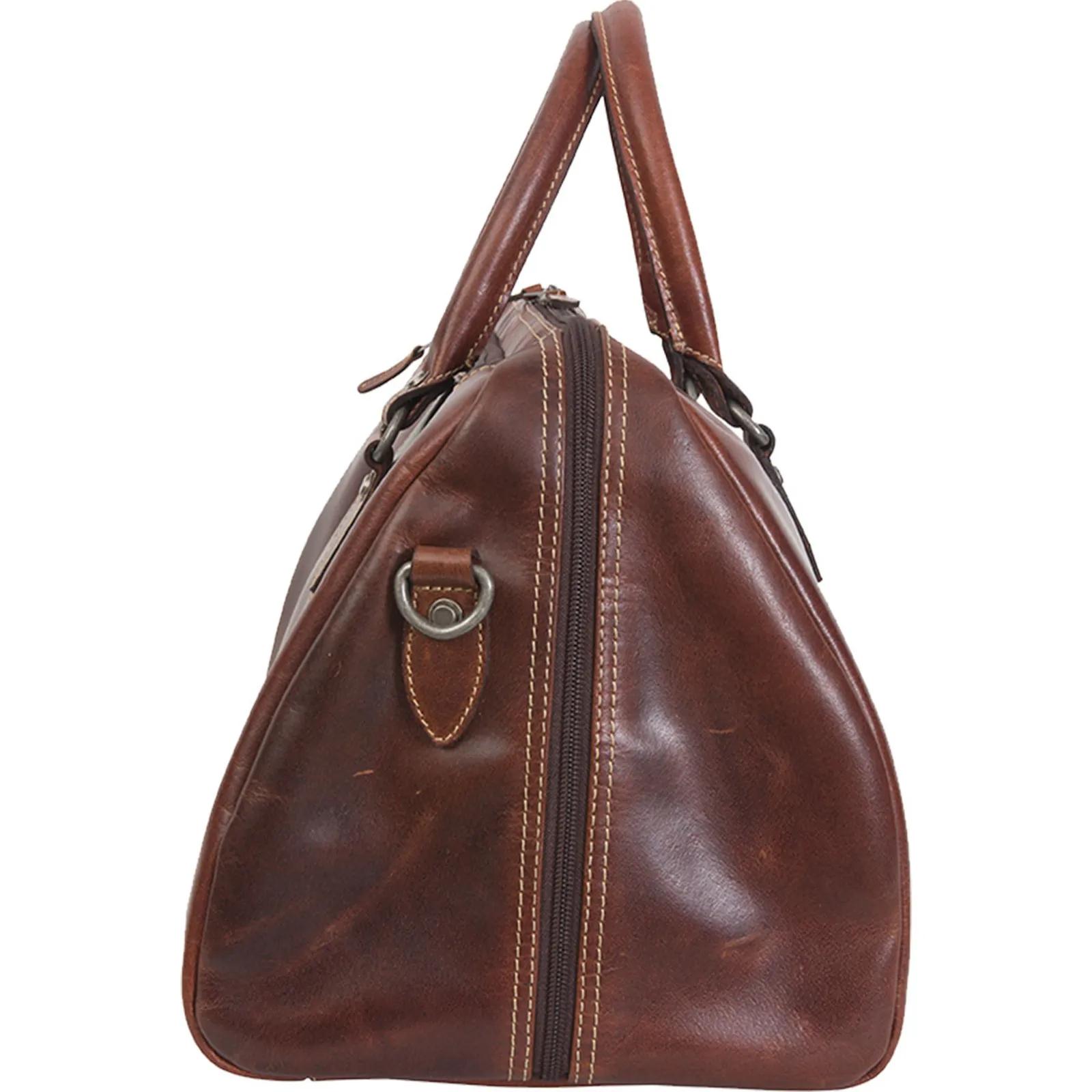 Leather Duffel Bag Full Grain Buffalo Hide - 18 in - product view 5