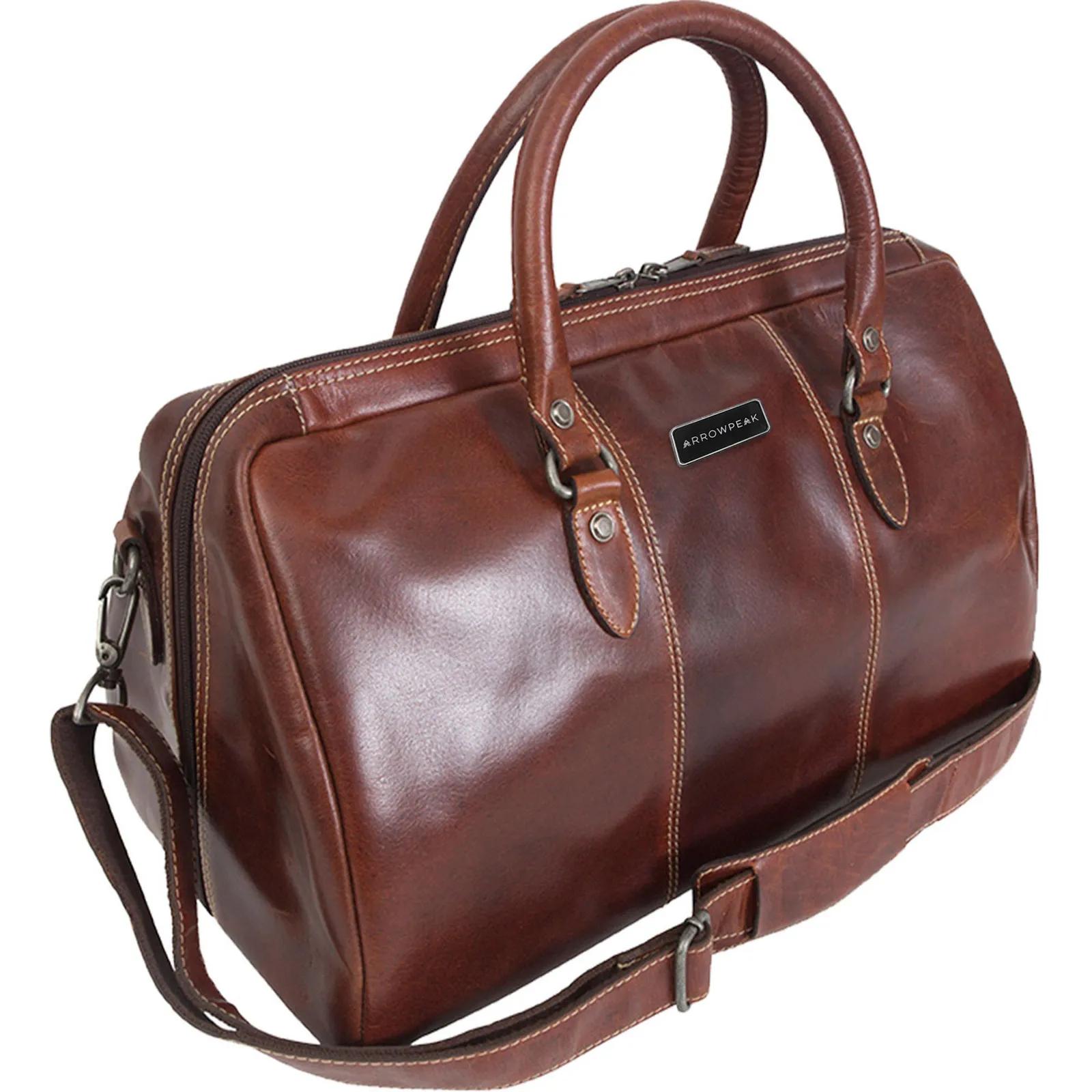 Leather Duffel Bag Full Grain Buffalo Hide - 18 in - product view 6