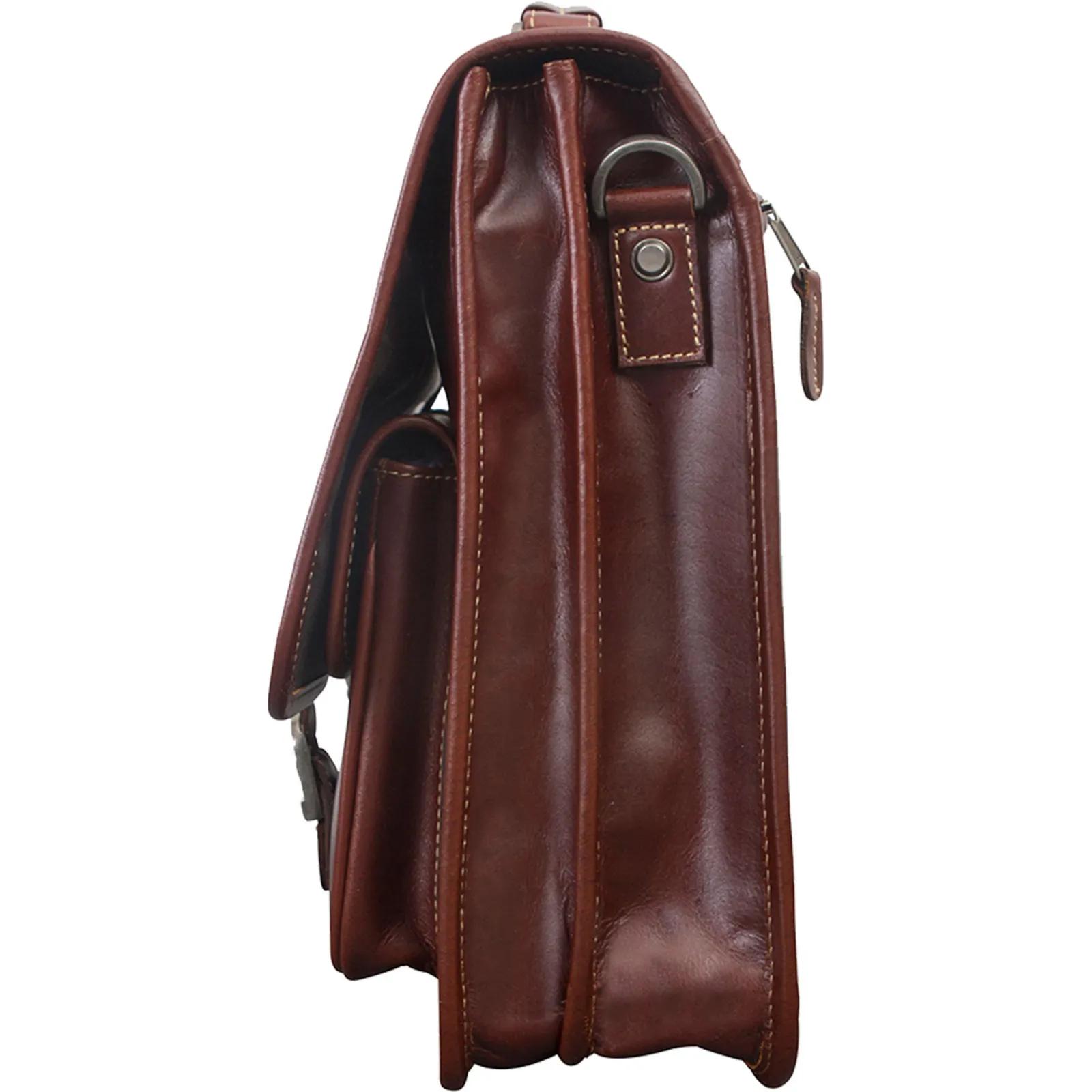 Leather Briefcase Full Grain Buffalo Hide - 14.5 in - product view 7