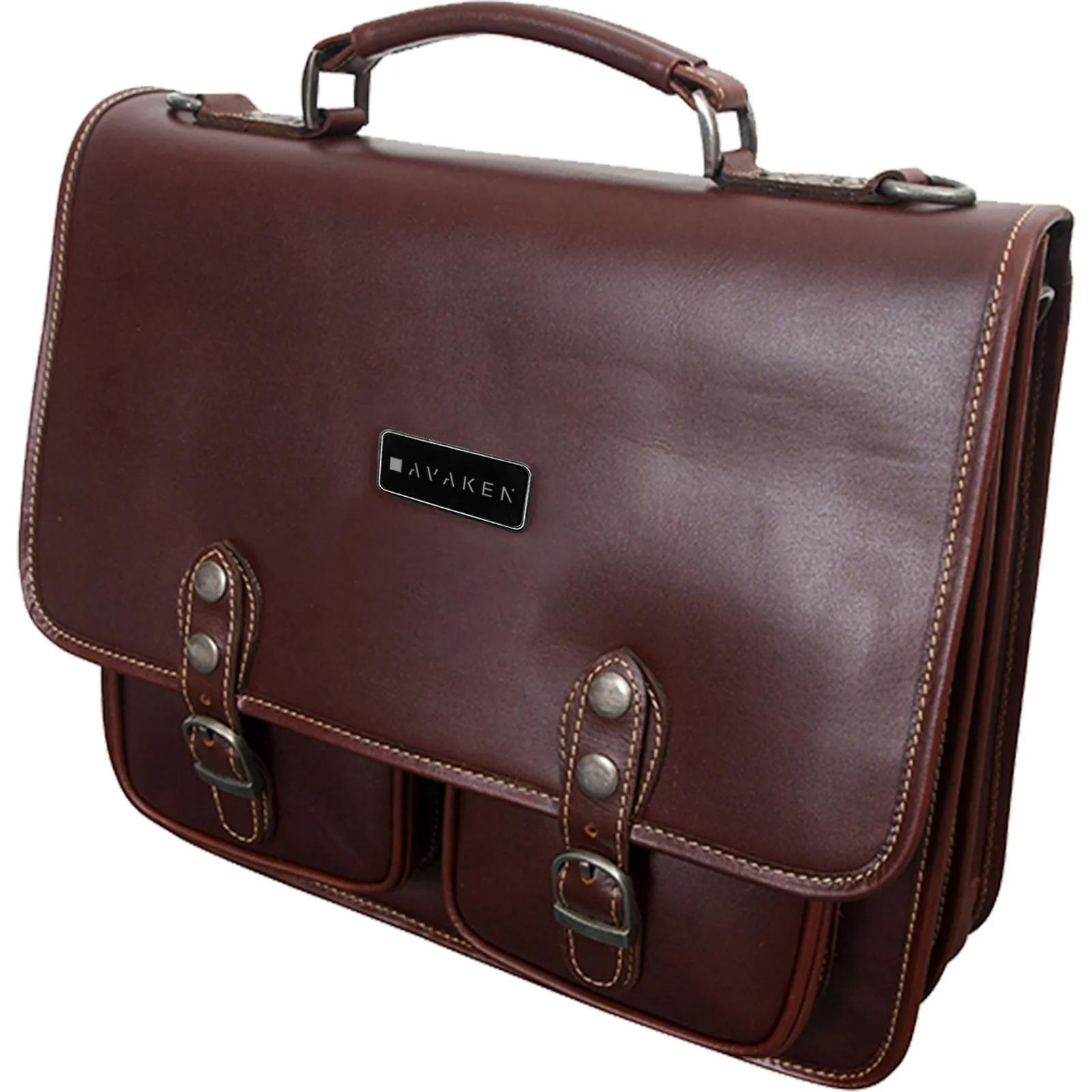 Leather Briefcase Full Grain Buffalo Hide - 14.5 in - product view 9