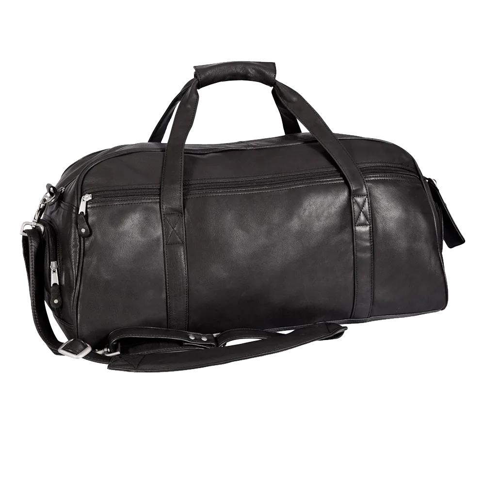 Duffel Bag Buffalo Leather Sport Wet Compartment - 23 x 11.5 in - blank view 6