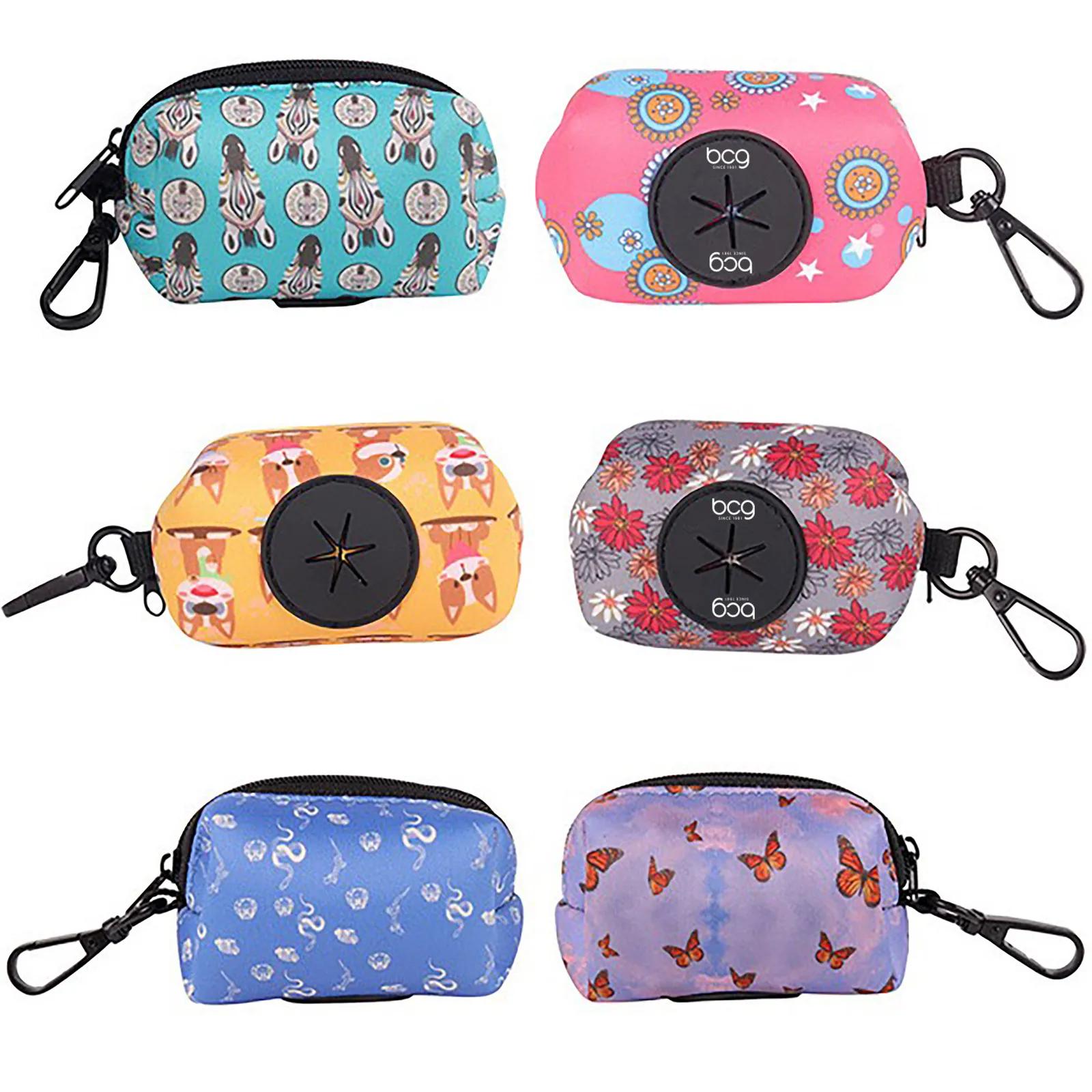 Dog Poop Bag Dispenser Neoprene with Clip - 4 x 3 in - product view 7