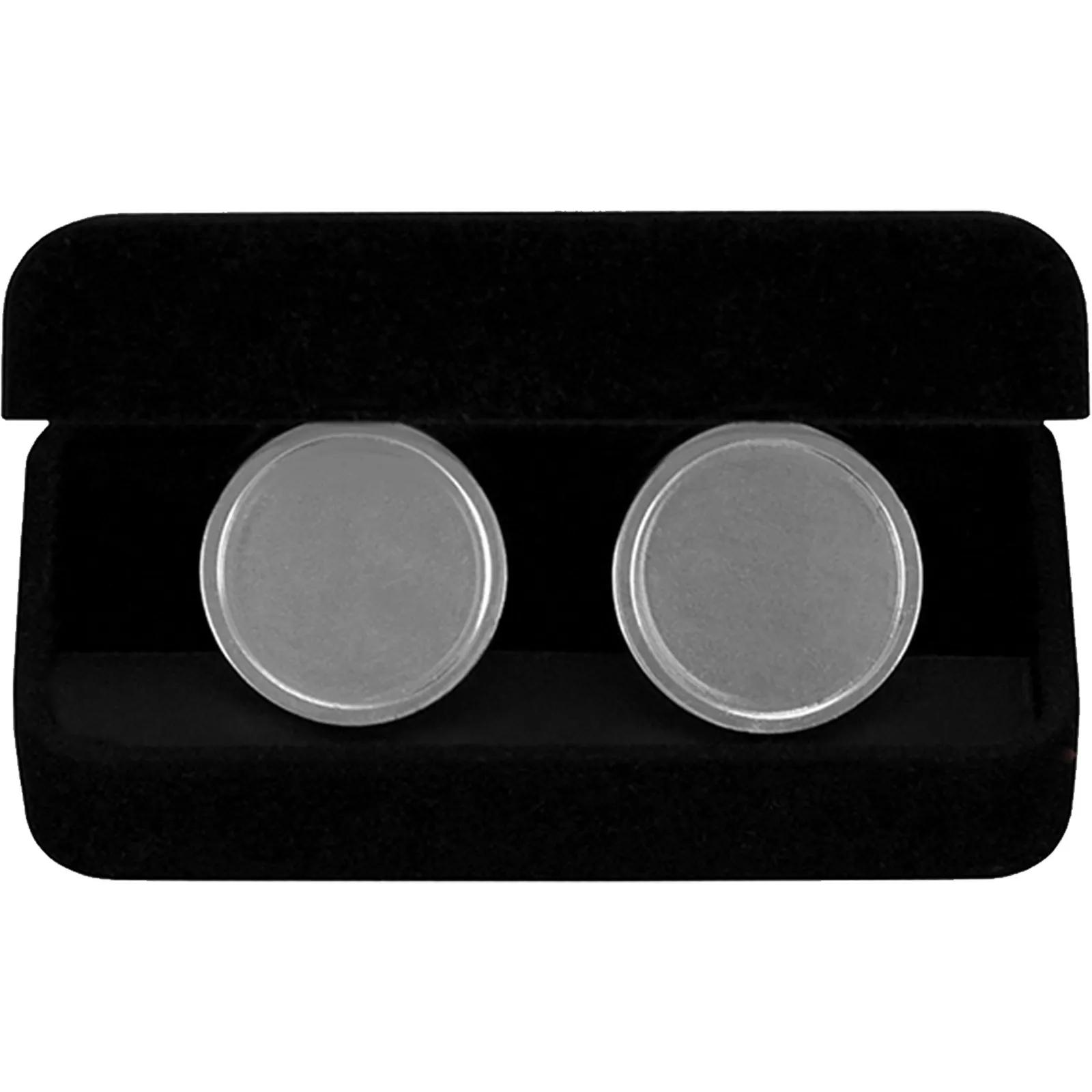 Cufflinks Iron Diestruck with Custom Imprint - product view 2