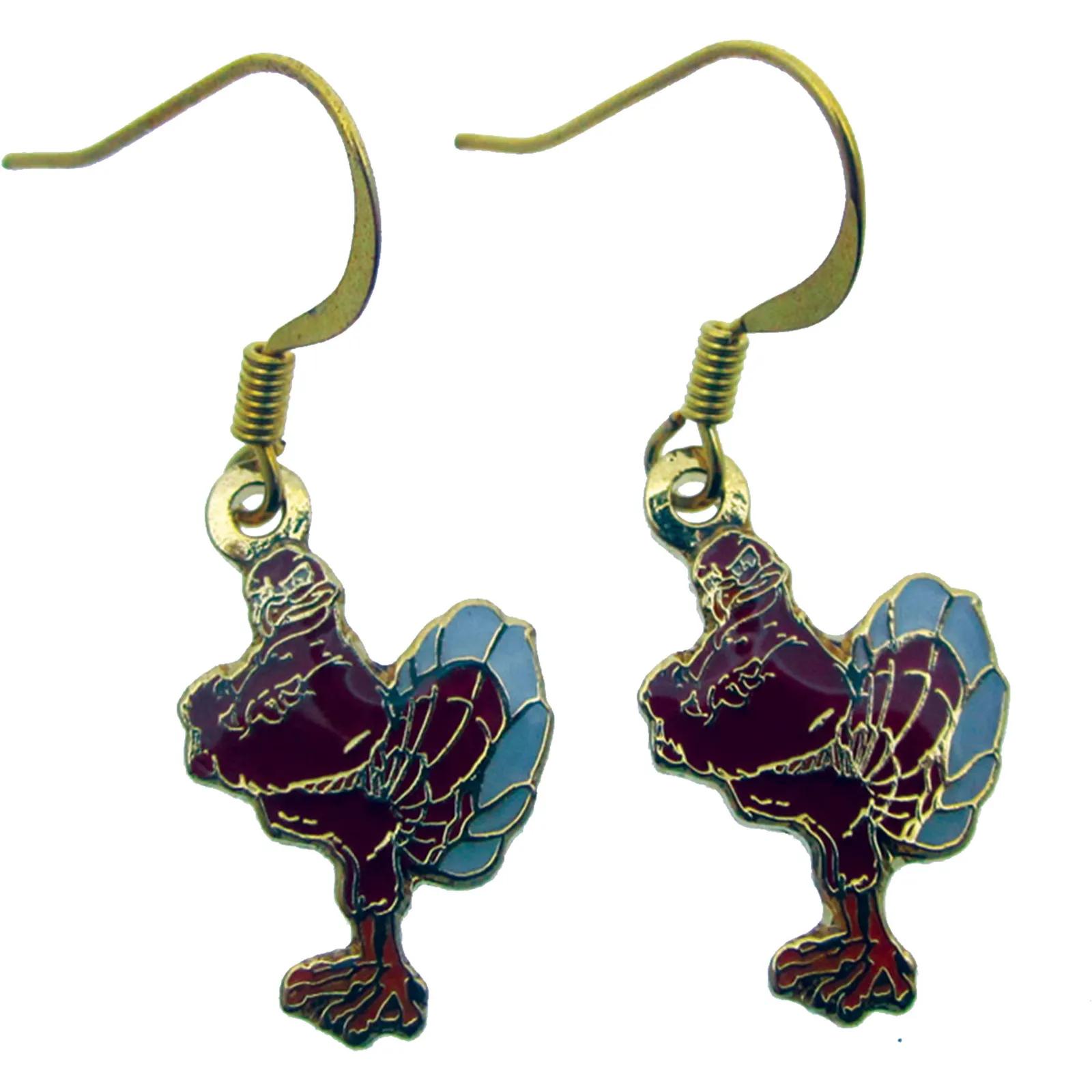 Earrings Zinc Custom with Multiple Color Options