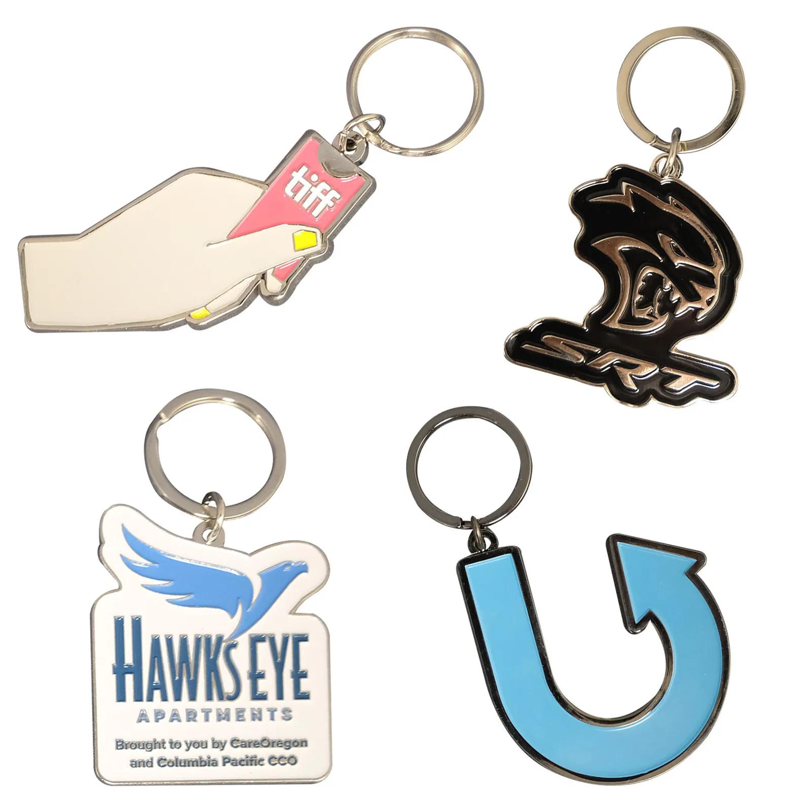 Custom Keychains Diestruck Soft Enamel Iron - 2 x 2 in - product view 2