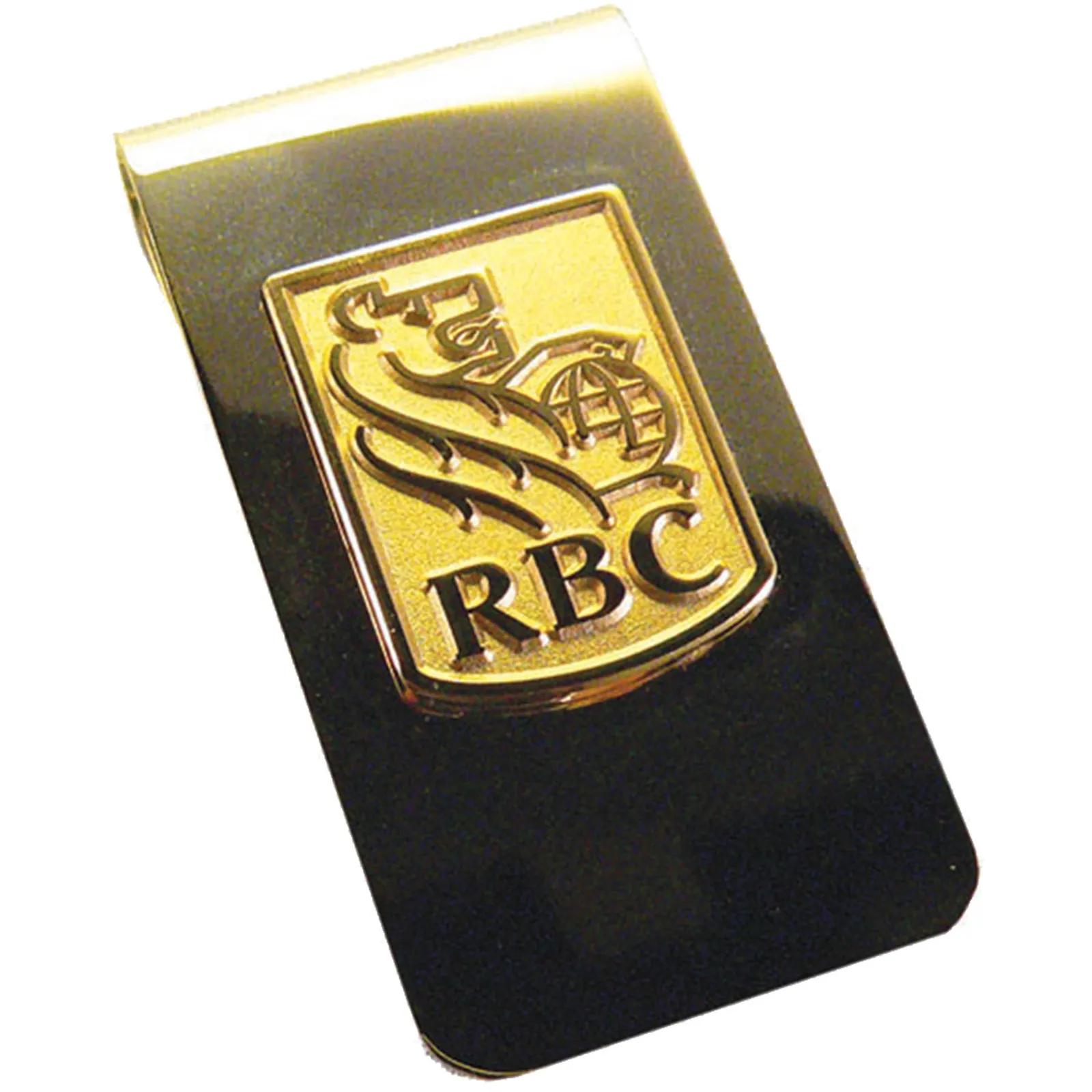 Money Clips Zinc with Soldered Applique - 2.5 in - product view 2