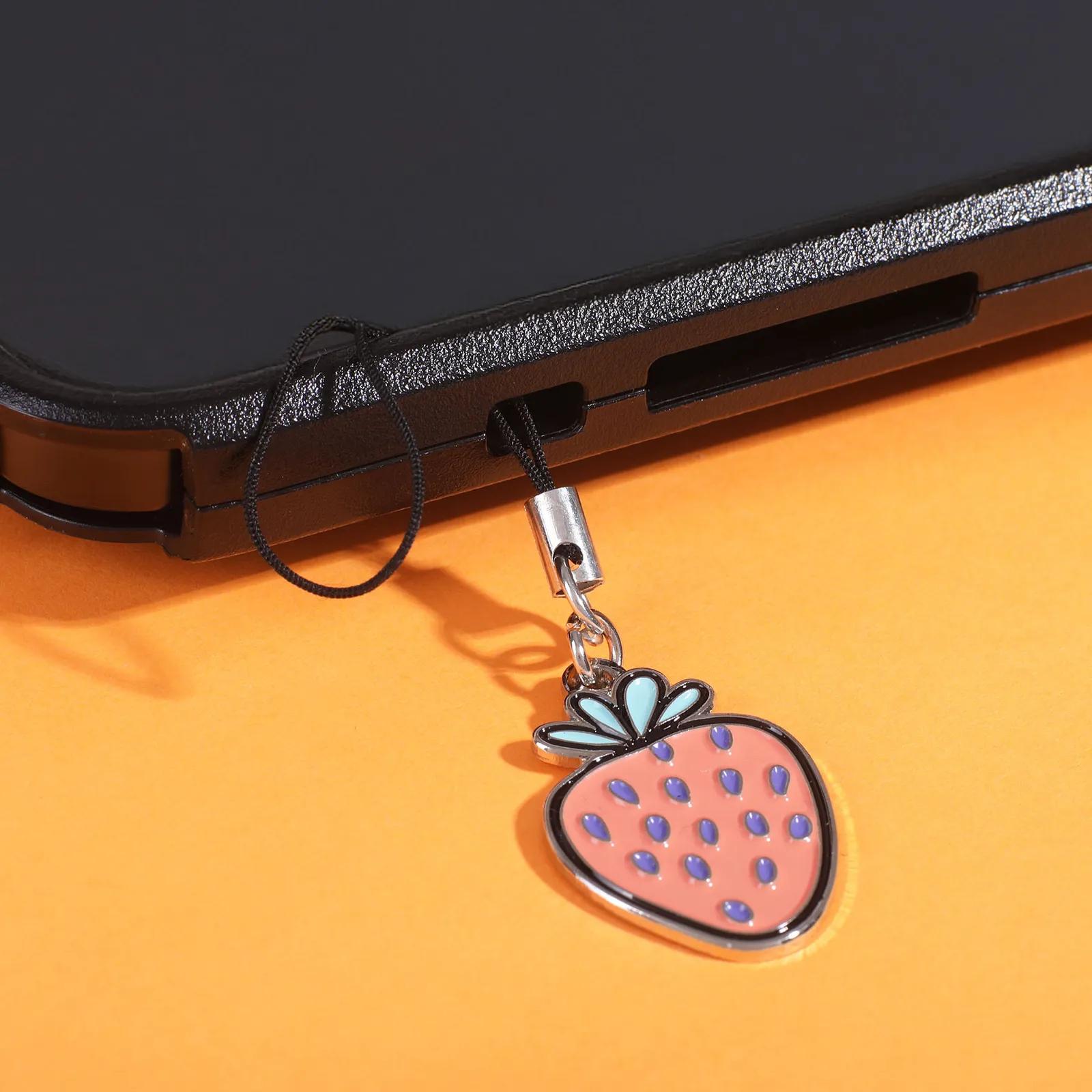 Phone Charm Diestruck Zinc with String - 0.75 in - product view 3