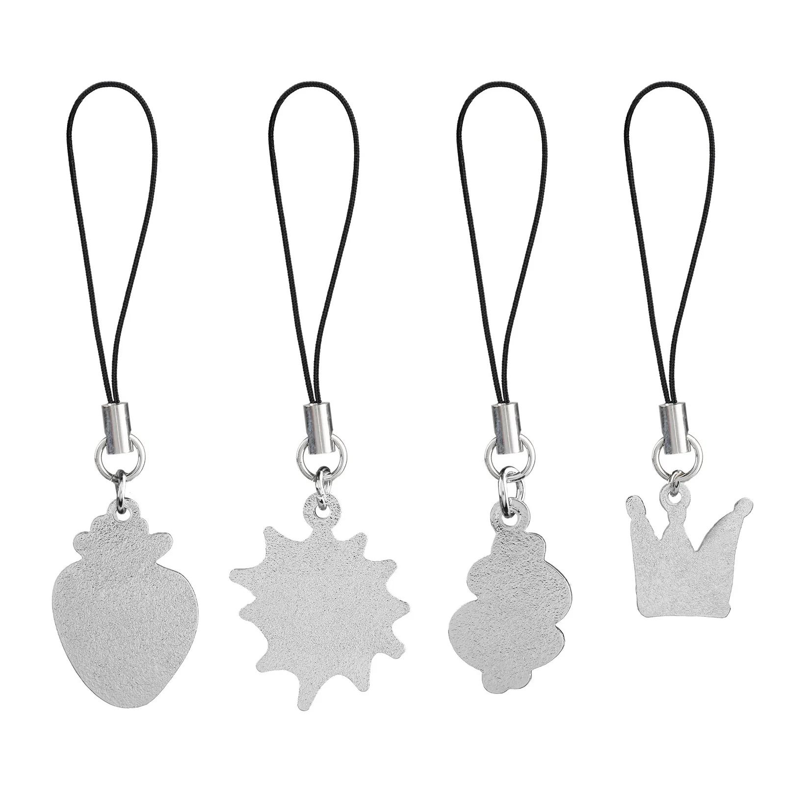 Phone Charm Diestruck Zinc with String - 0.75 in - product view 5