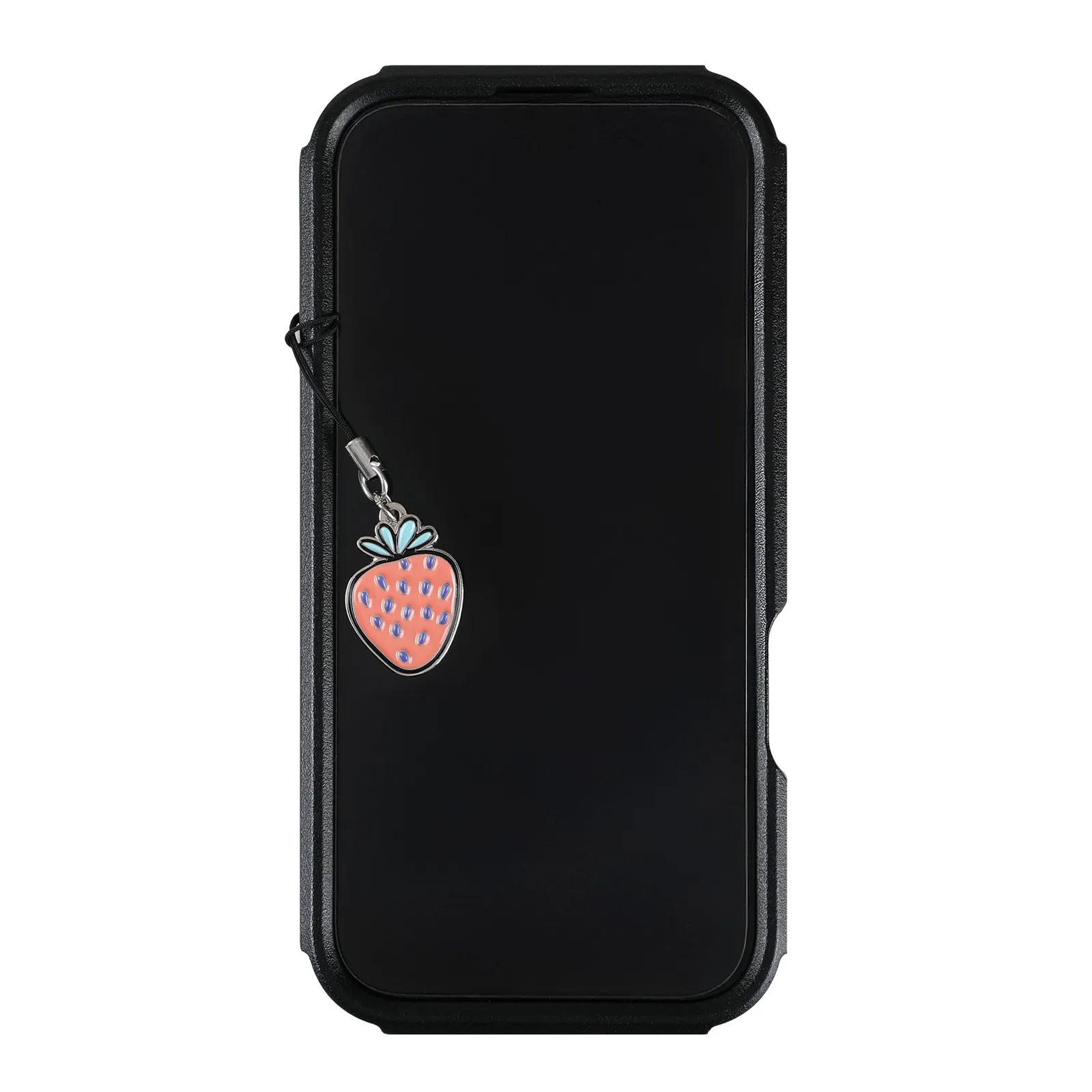 Phone Charm Diestruck Zinc with String - 0.75 in - product view 6