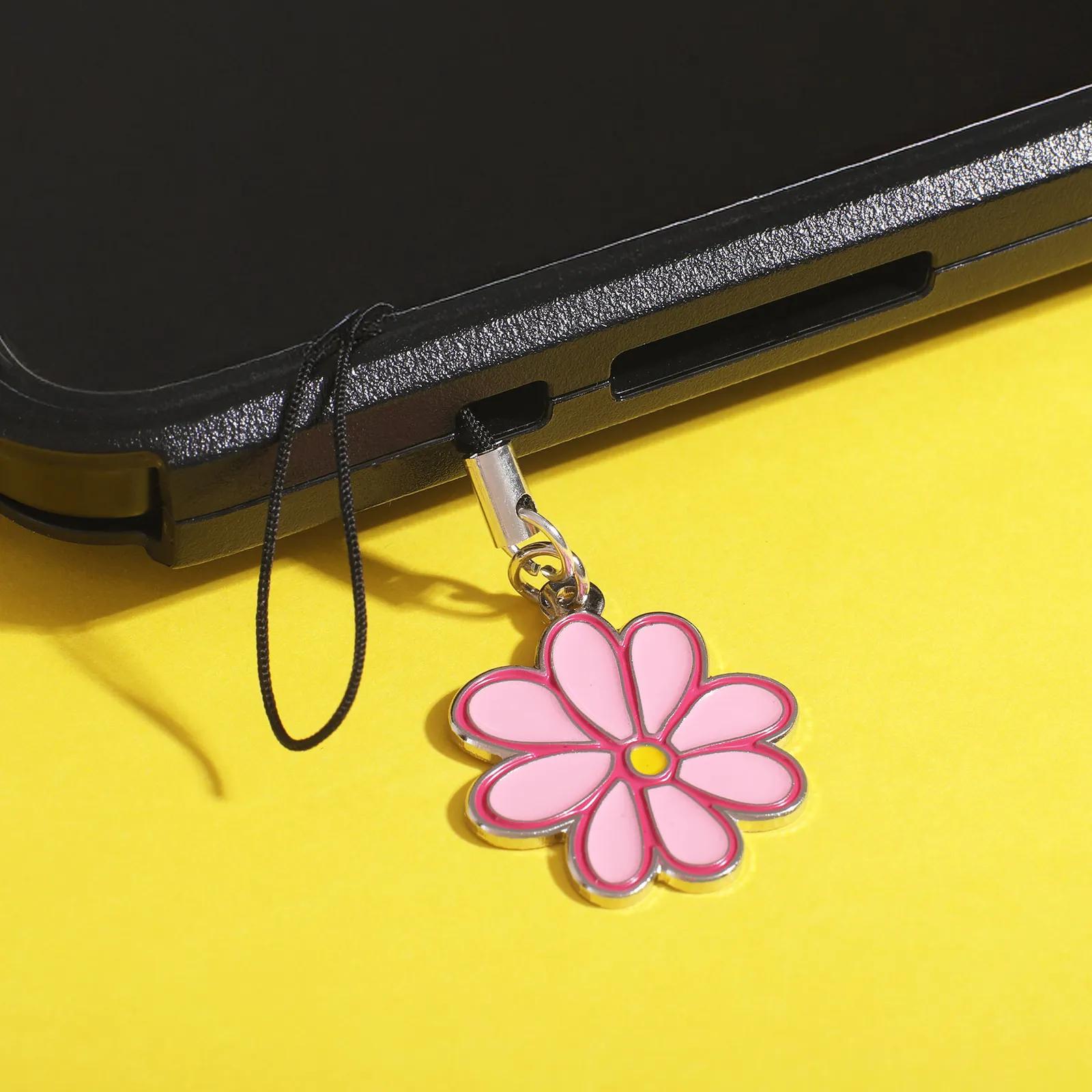 Phone Charm Diestruck Zinc with String - 1 in - product view 3