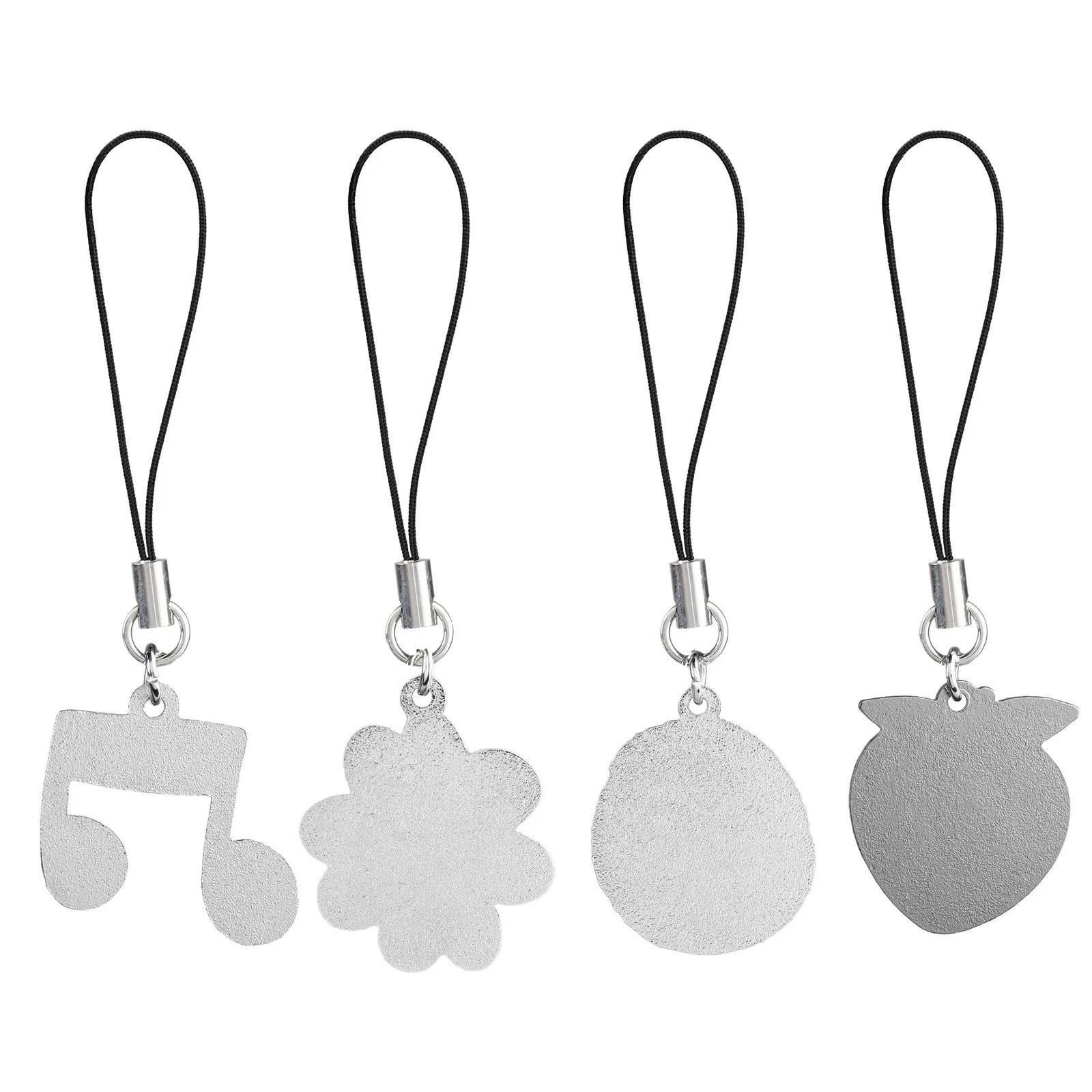 Phone Charm Diestruck Zinc with String - 1 in - product view 5