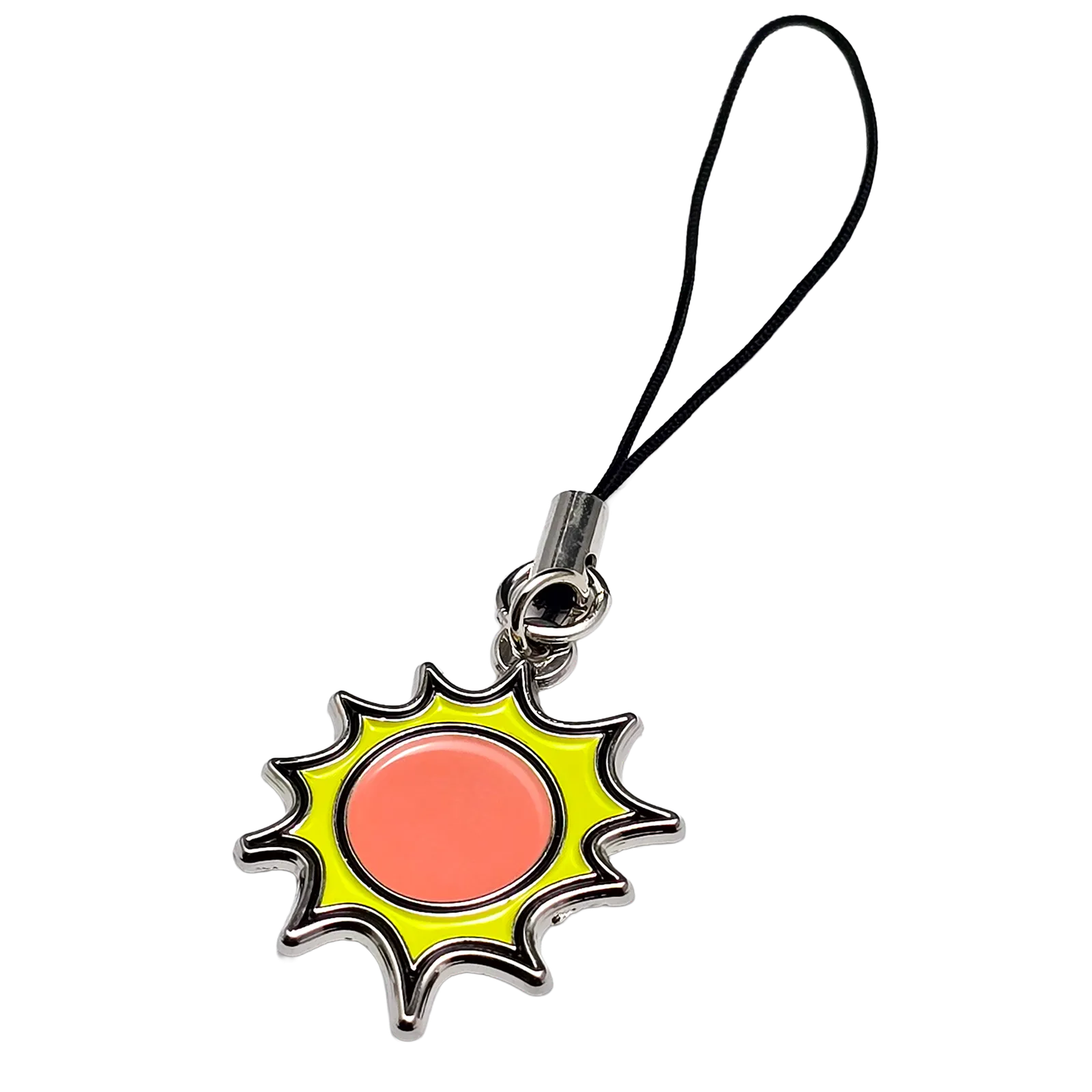 Phone Charm Diestruck Zinc with String - 1 in - product view 7