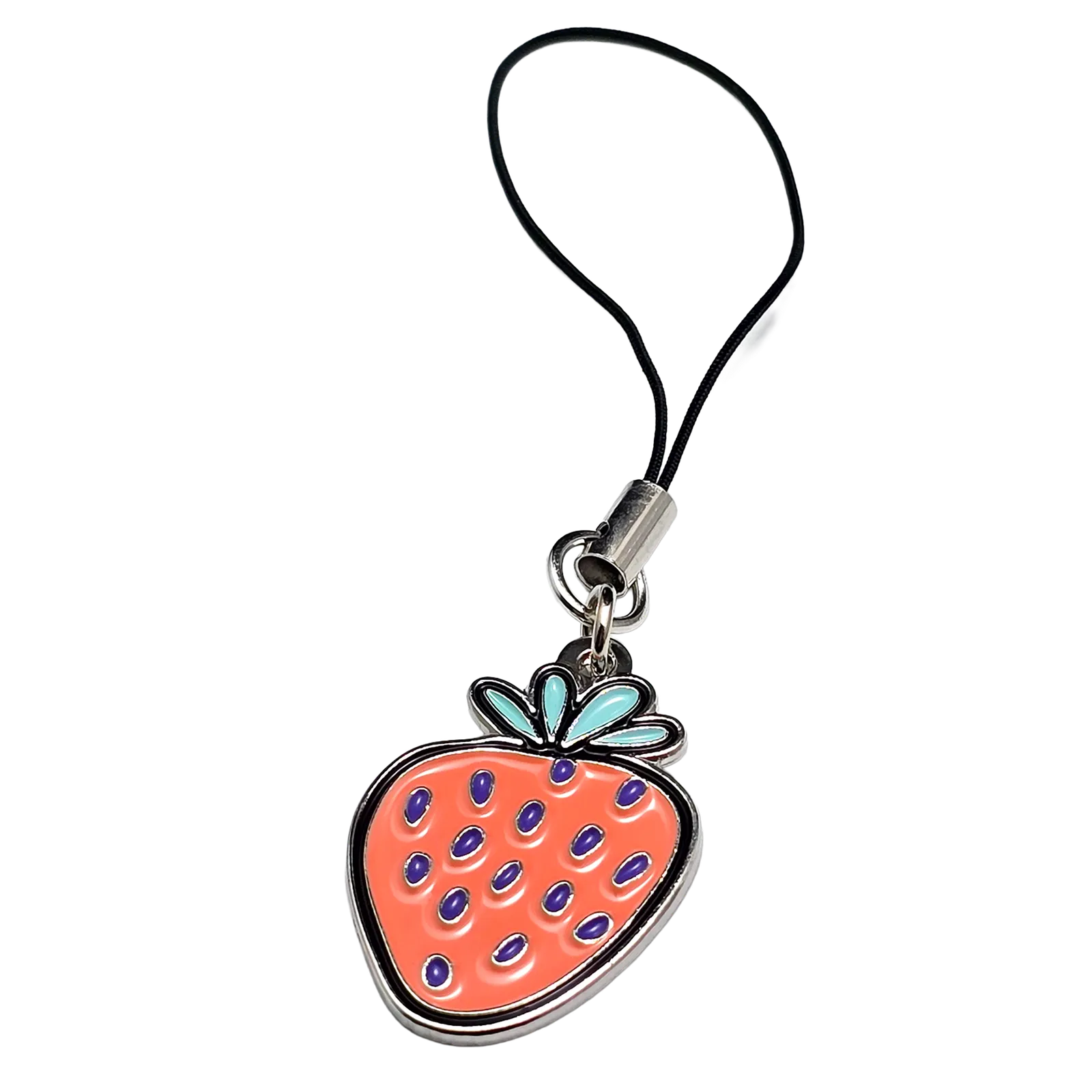 Phone Charm Diestruck Zinc with String - 1 in - product view 9