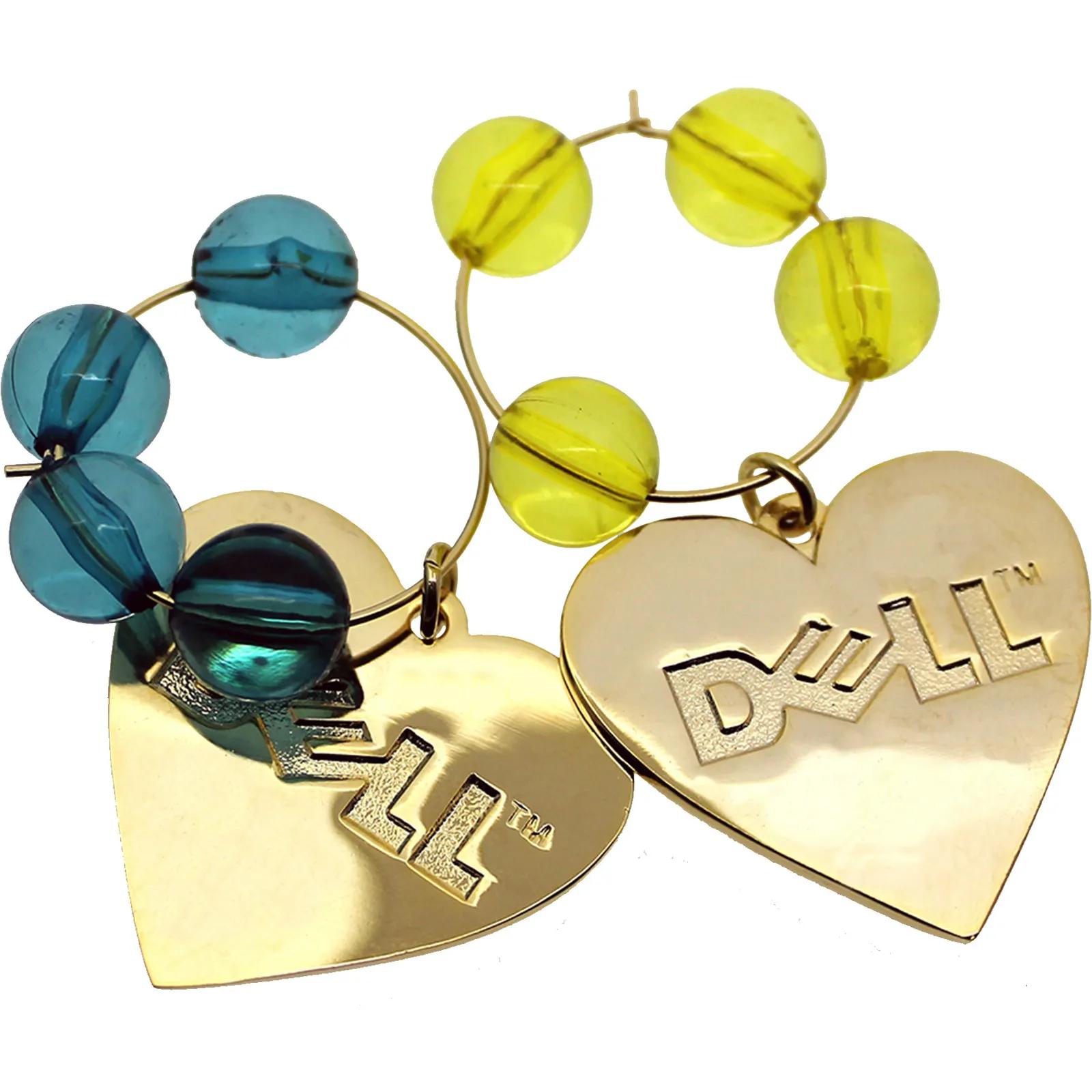 Wine Charms Diestruck Iron with Enamel - 0.75 in - product view 2