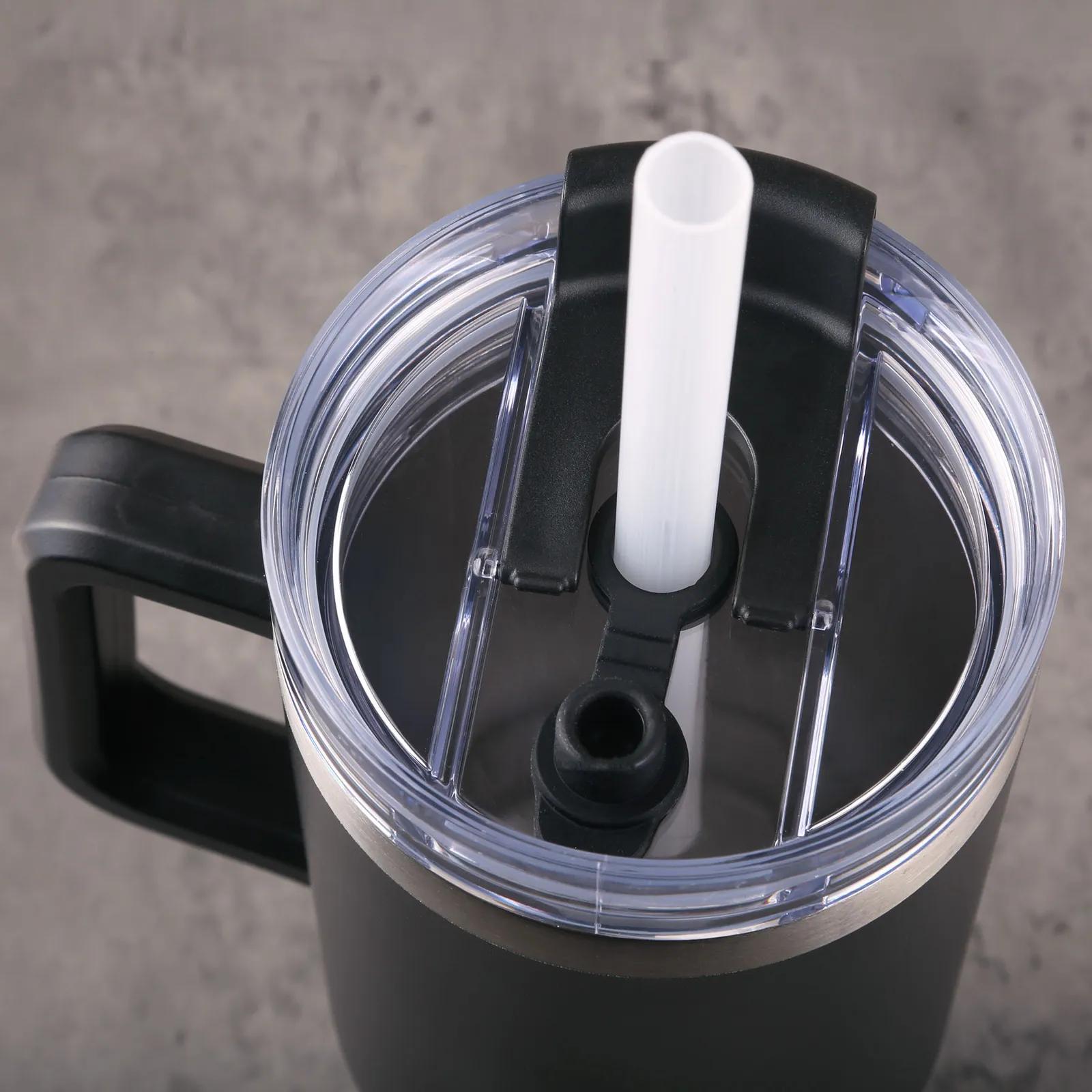 Travel Mug Recycled Stainless Steel Vacuum - 40 oz - product view 4