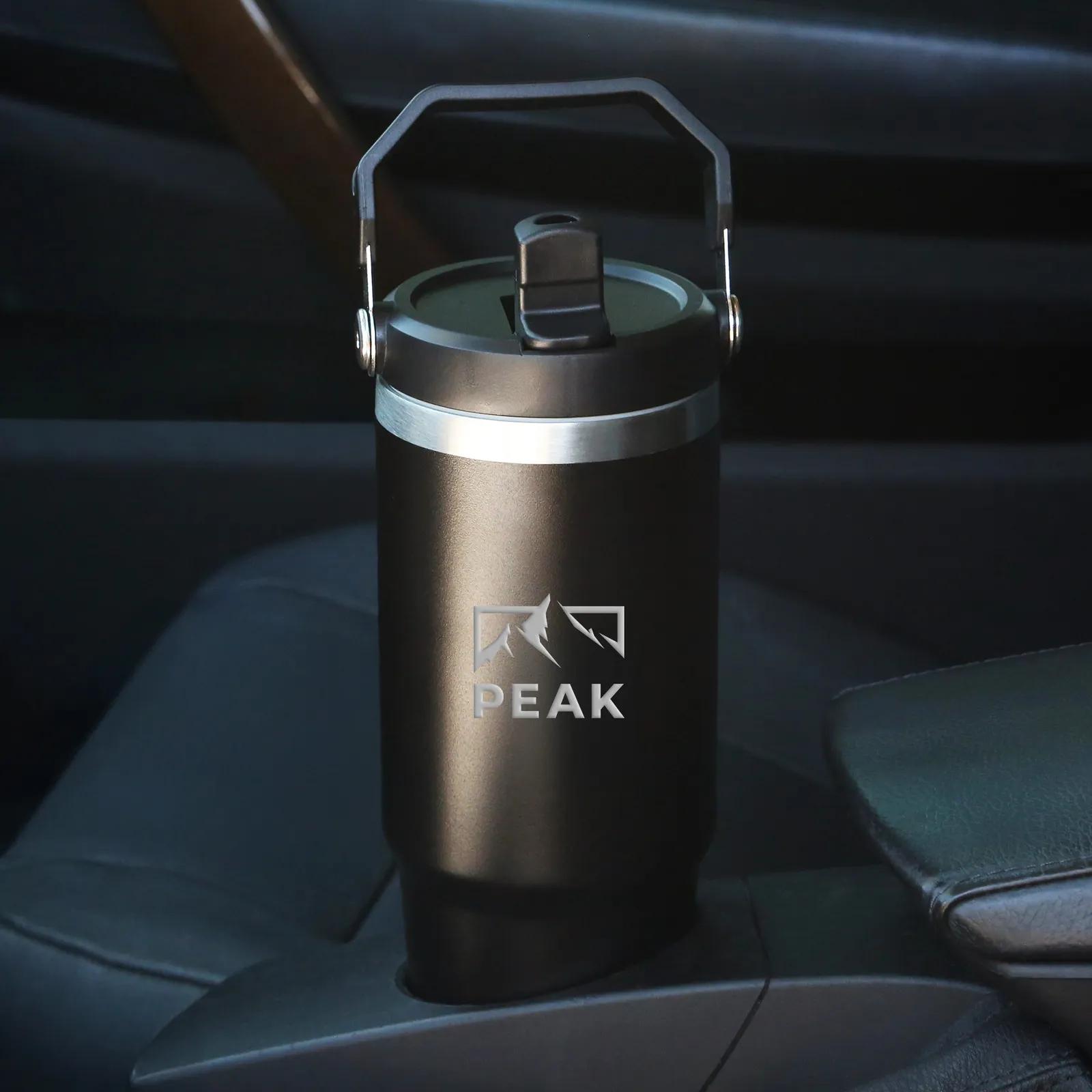 Tumbler Flip Straw Recycled Stainless Steel - 30 oz - product view 5