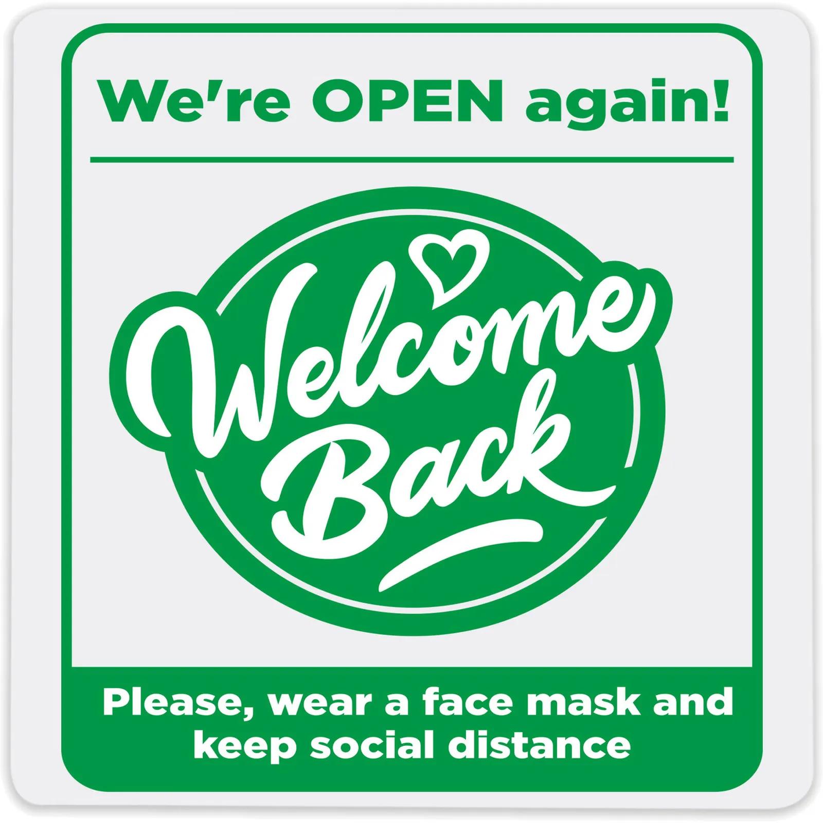 Custom Plastic Signs with Full Color Print - 100-125 sq in