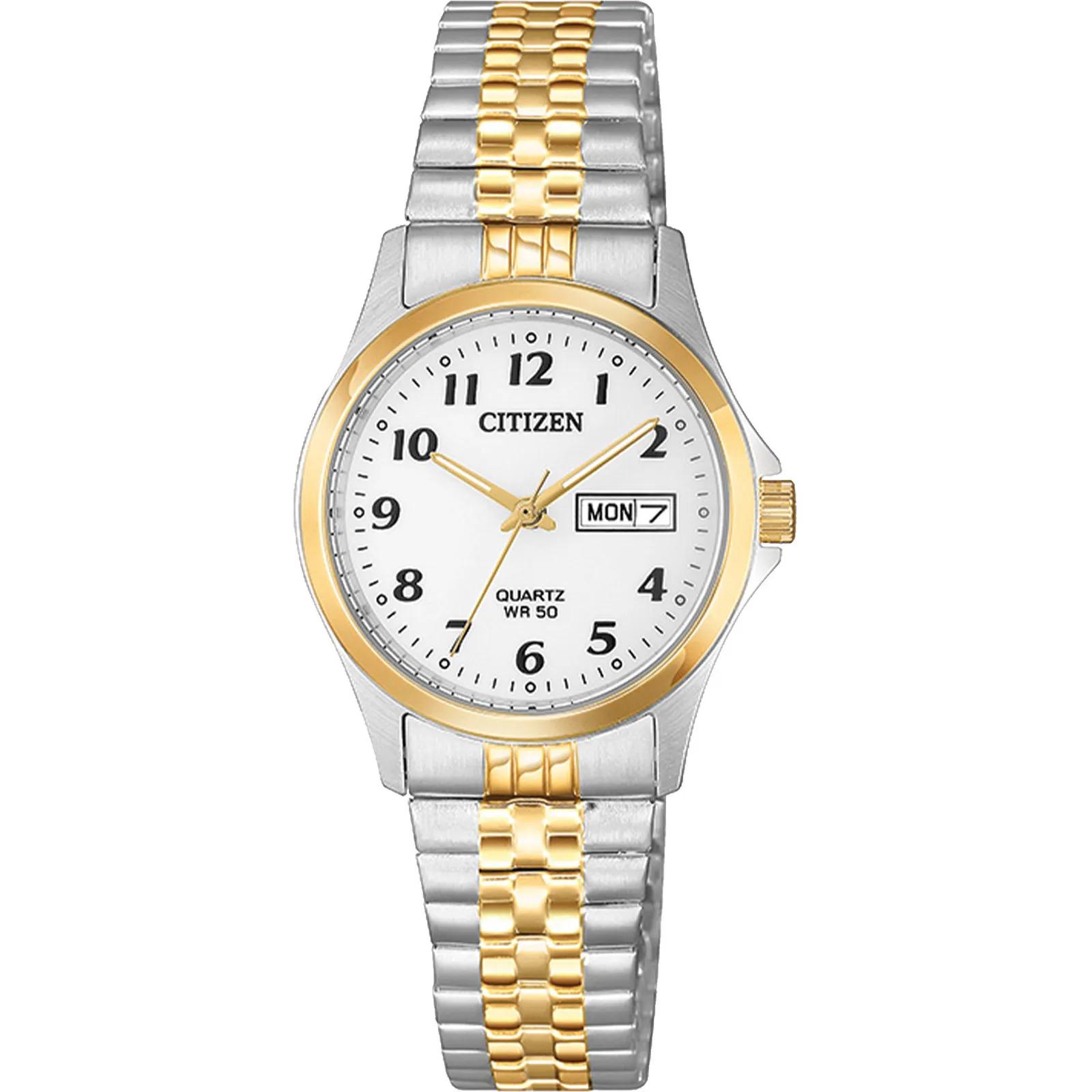 Women's Quartz Watch Two-Tone Expansion Band