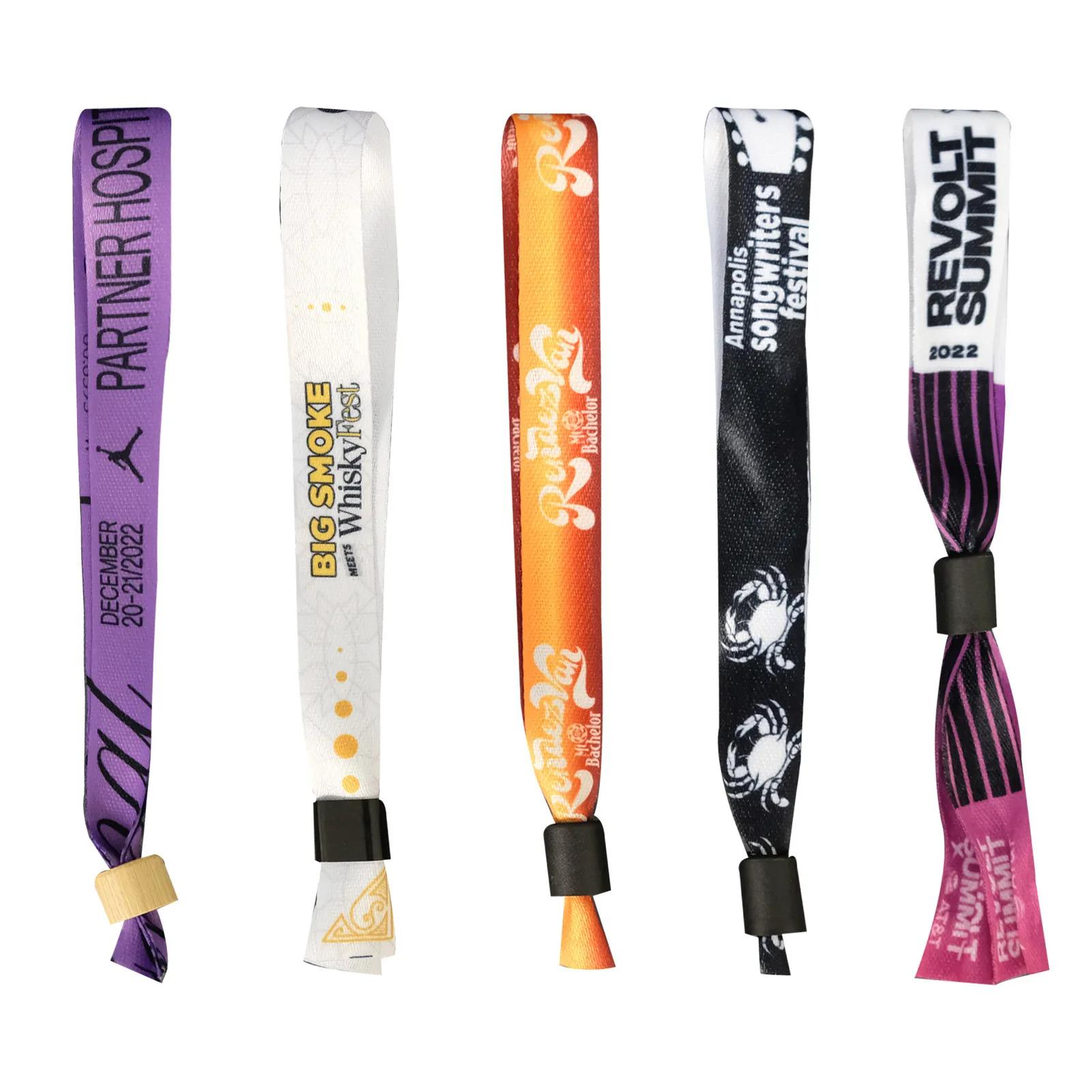 Sublimated PET Festival Bracelet Water-Resistant