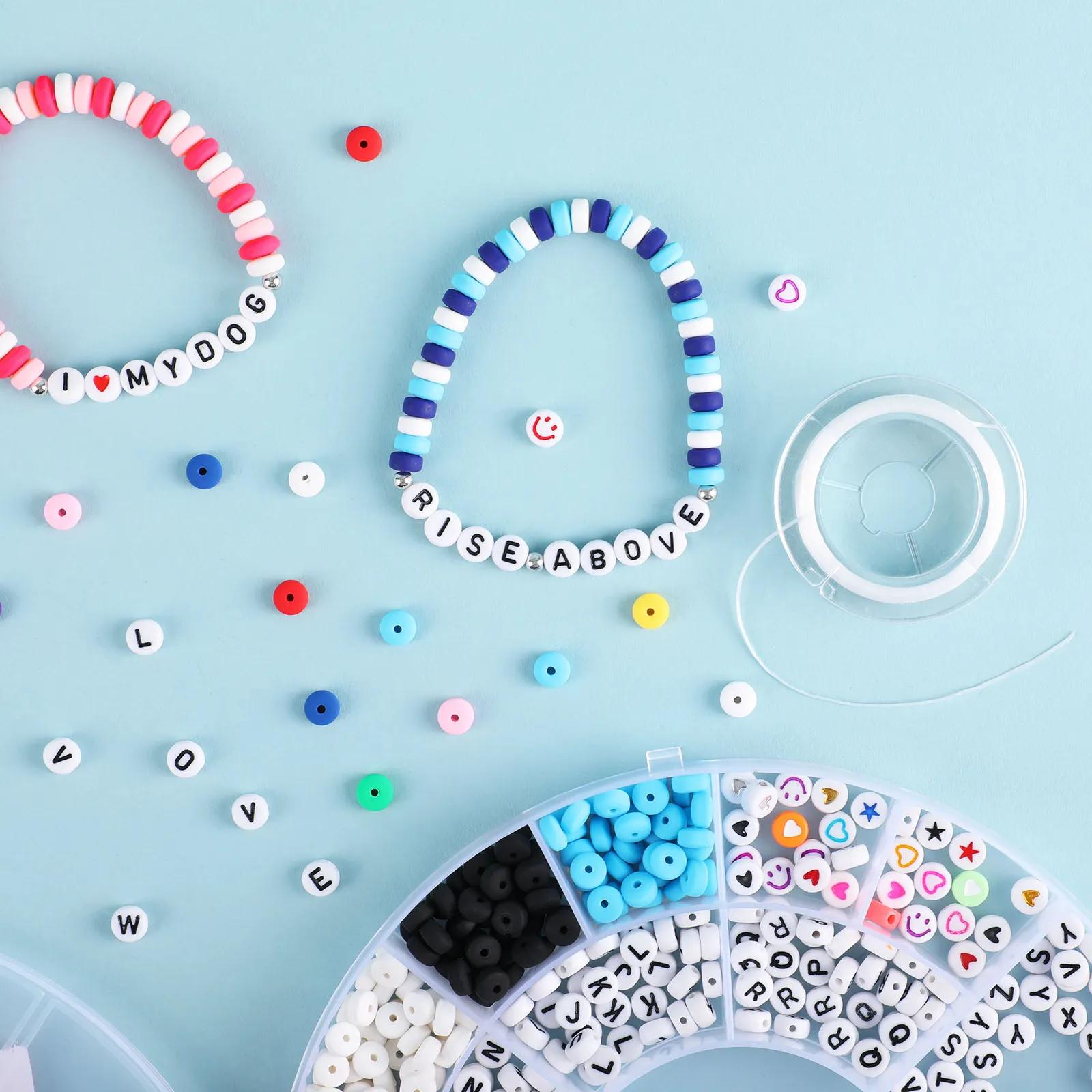 DIY Friendship Bracelet Kit with 260 Letter Beads - product view 3