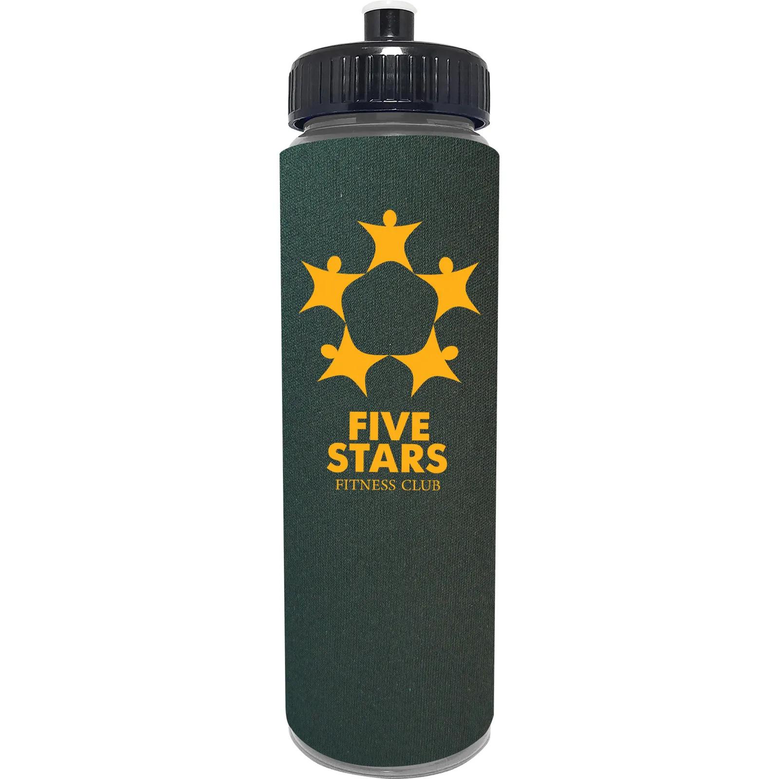 Water Bottle with One Color Foam Sleeve - 25 oz - product view 13