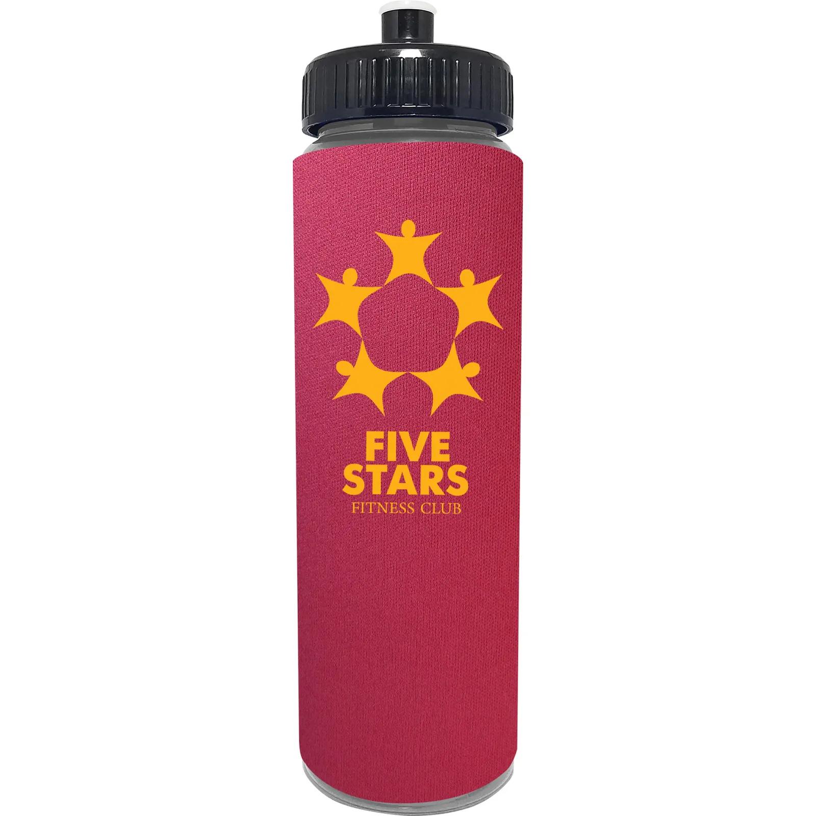 Water Bottle with One Color Foam Sleeve - 25 oz - product view 14