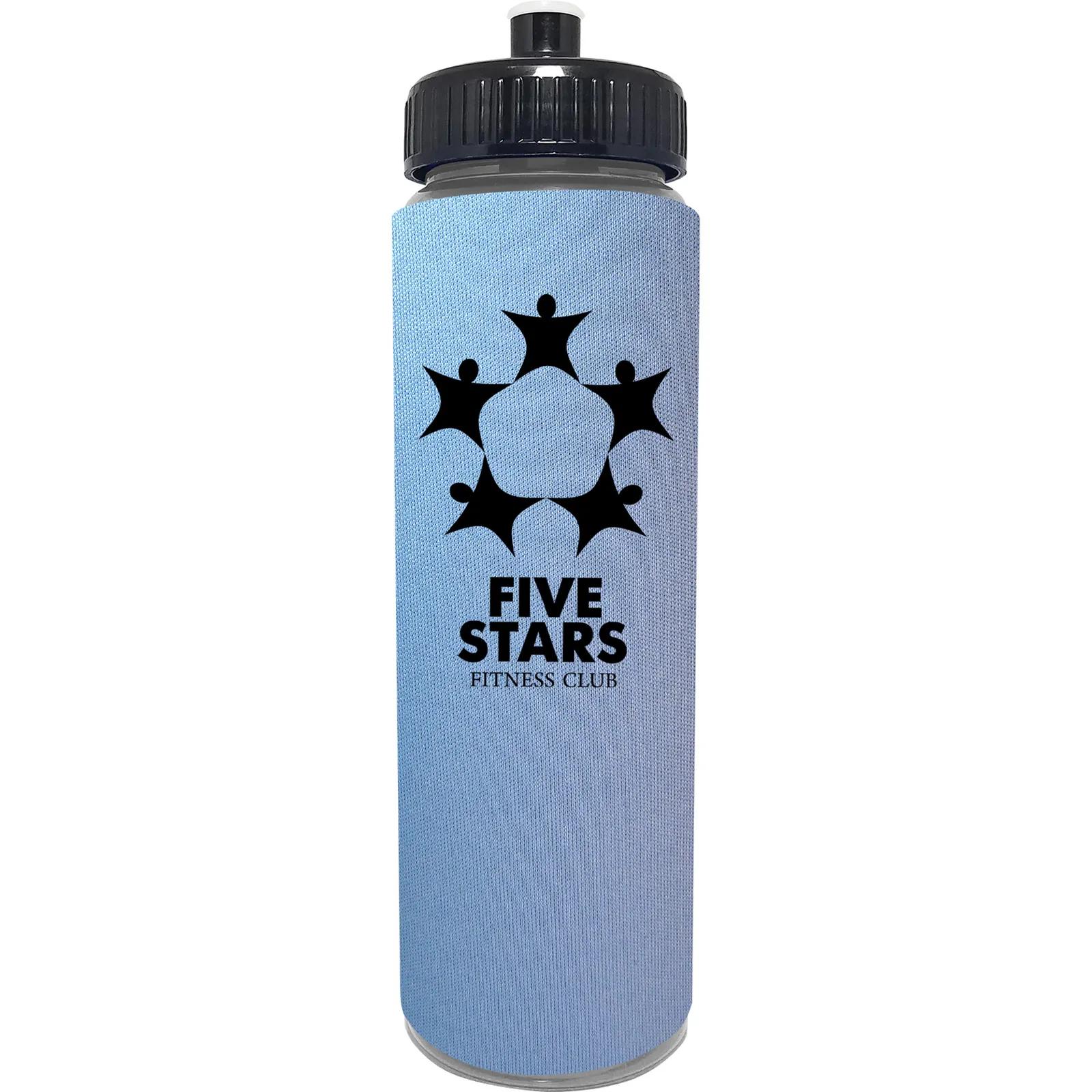 Water Bottle with One Color Foam Sleeve - 25 oz - product view 16