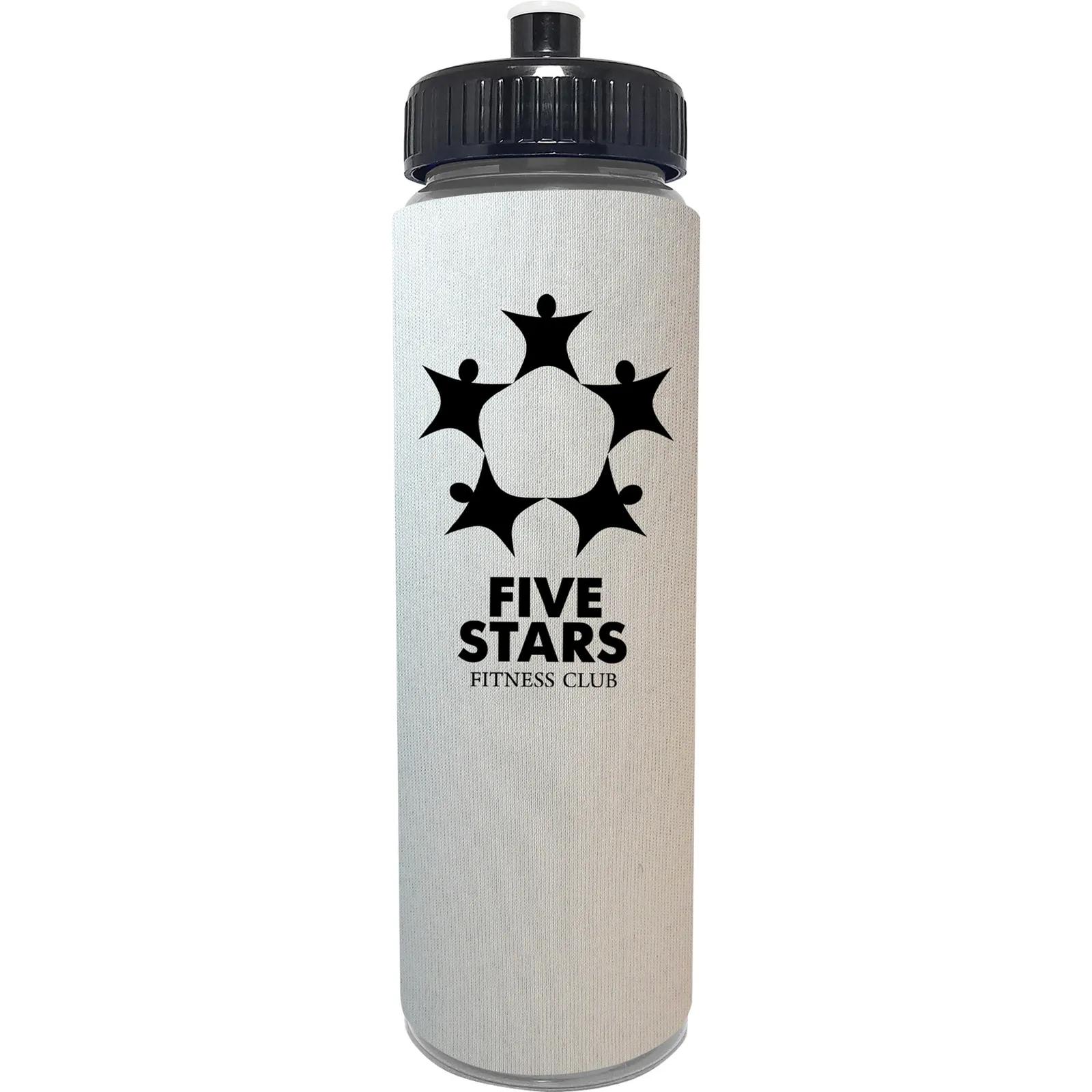 Water Bottle with One Color Foam Sleeve - 25 oz - product view 24