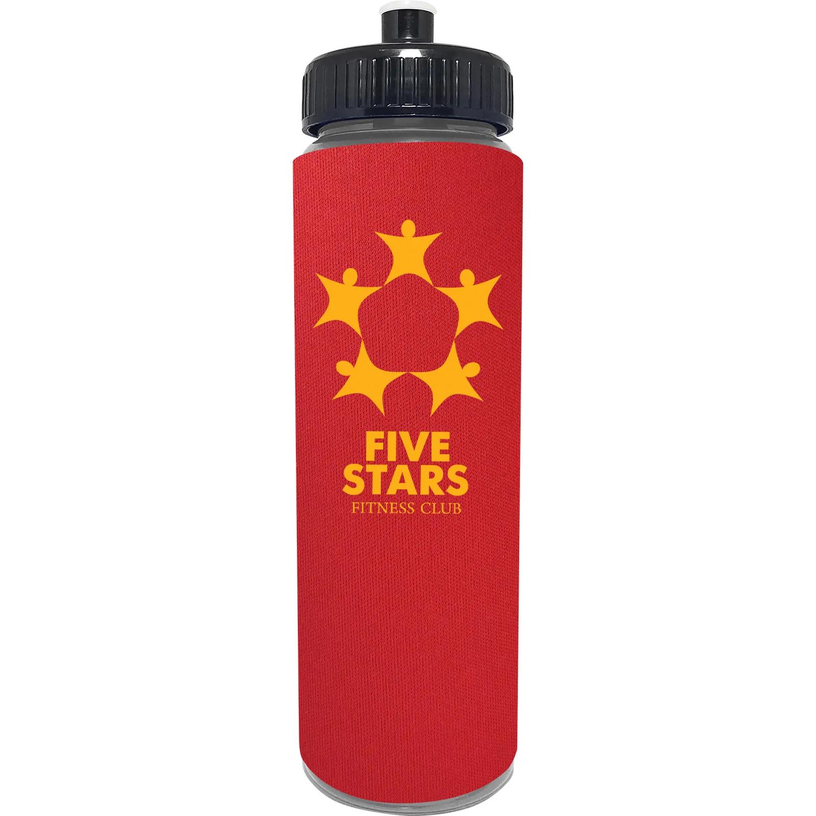 Water Bottle with One Color Foam Sleeve - 25 oz - product view 30