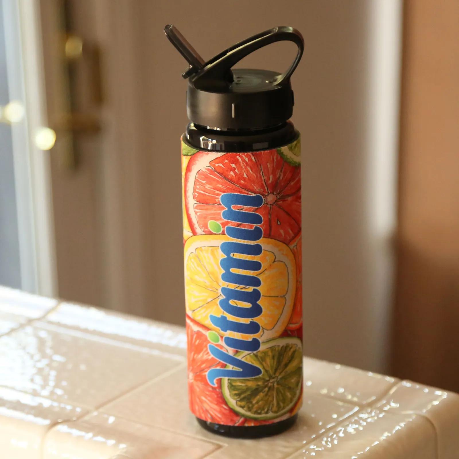 Water Bottle with Full Color Foam Sleeve - 25 oz - product view 2