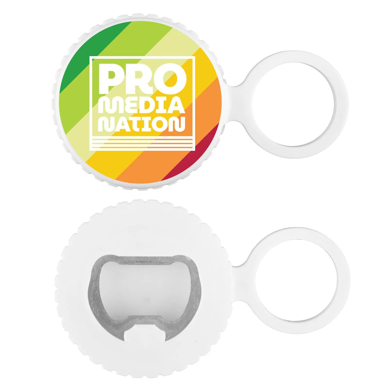 Fidget Spinner Bottle Opener with Clip - 2 in DIA - product view 5