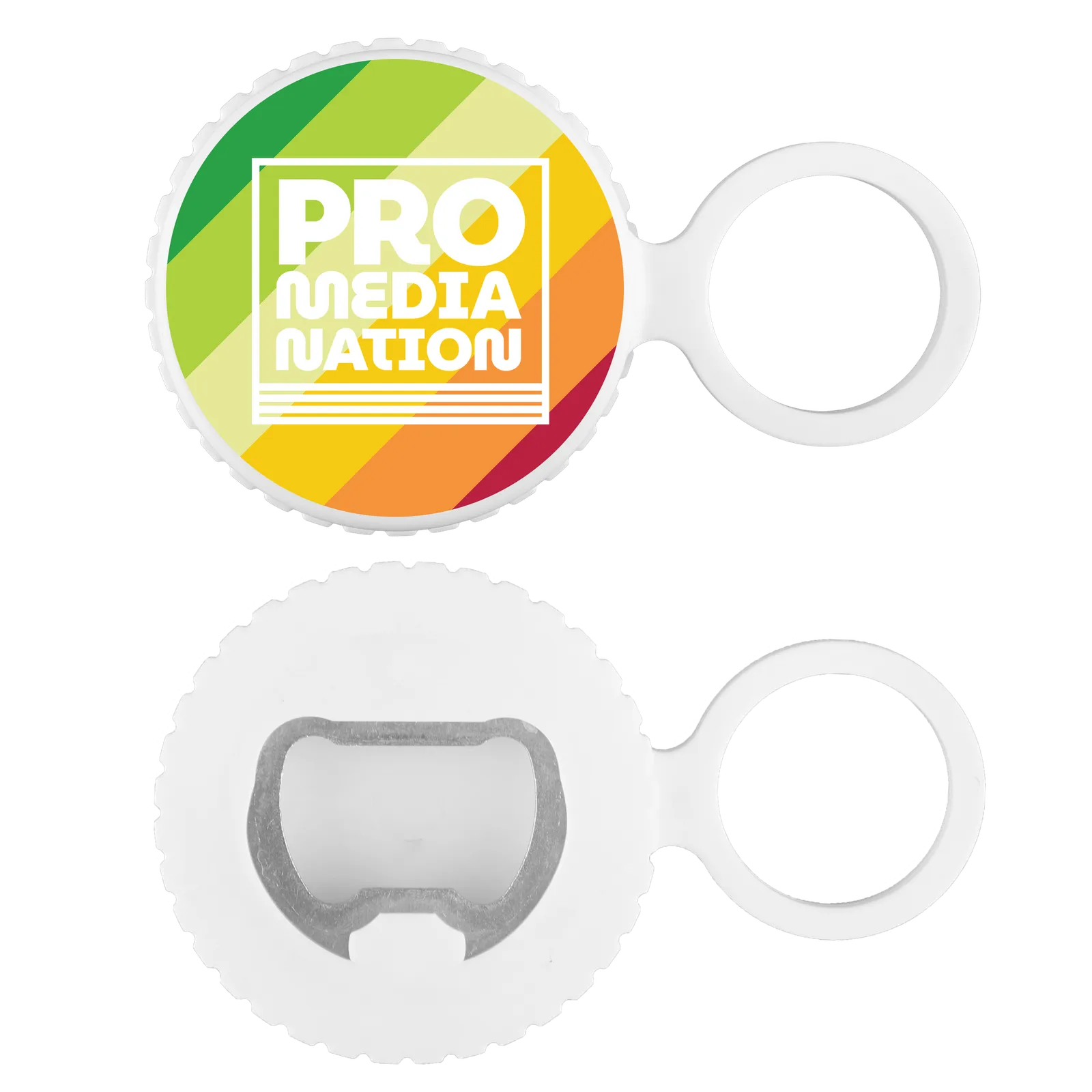 Fidget Spinner Bottle Opener with Clip - 2 in DIA - product view 6