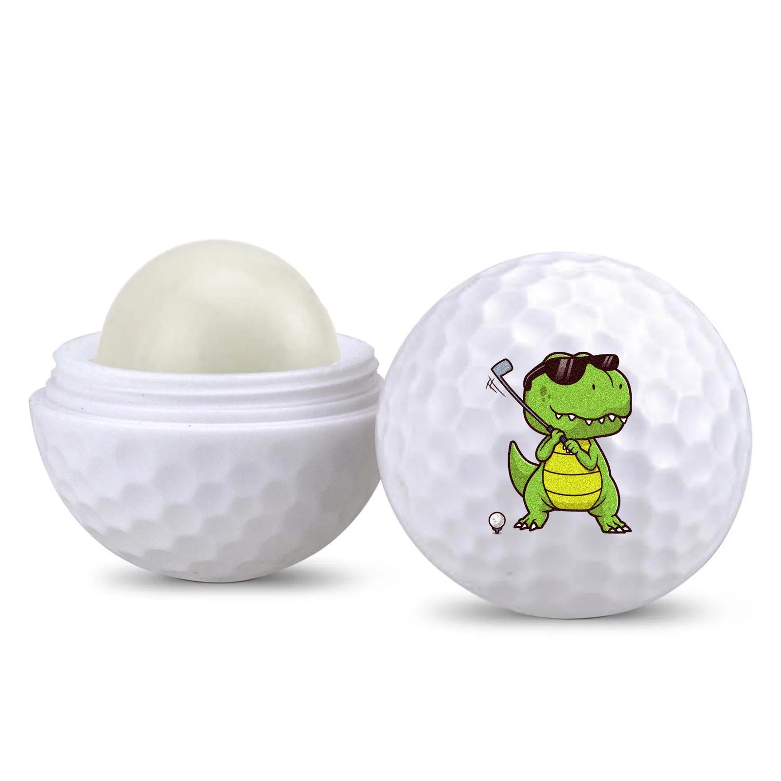 Golf Ball Lip Moisturizer with SPF 15 - 1.5 x 1.25 in - product view 2