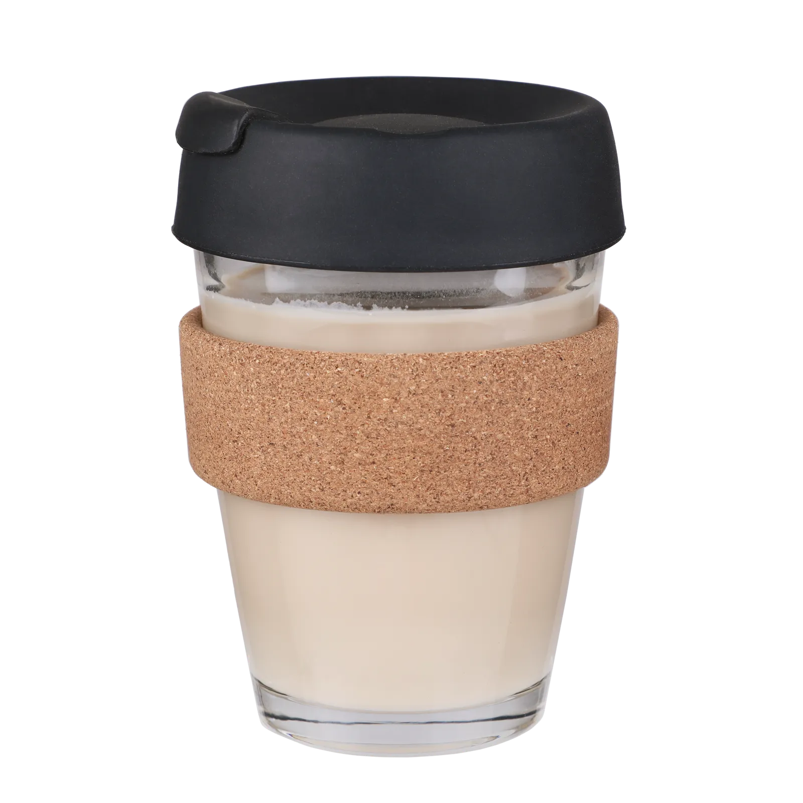Glass Tumbler with Cork Sleeve To-Go Lid - 11.8 oz - blank view 7