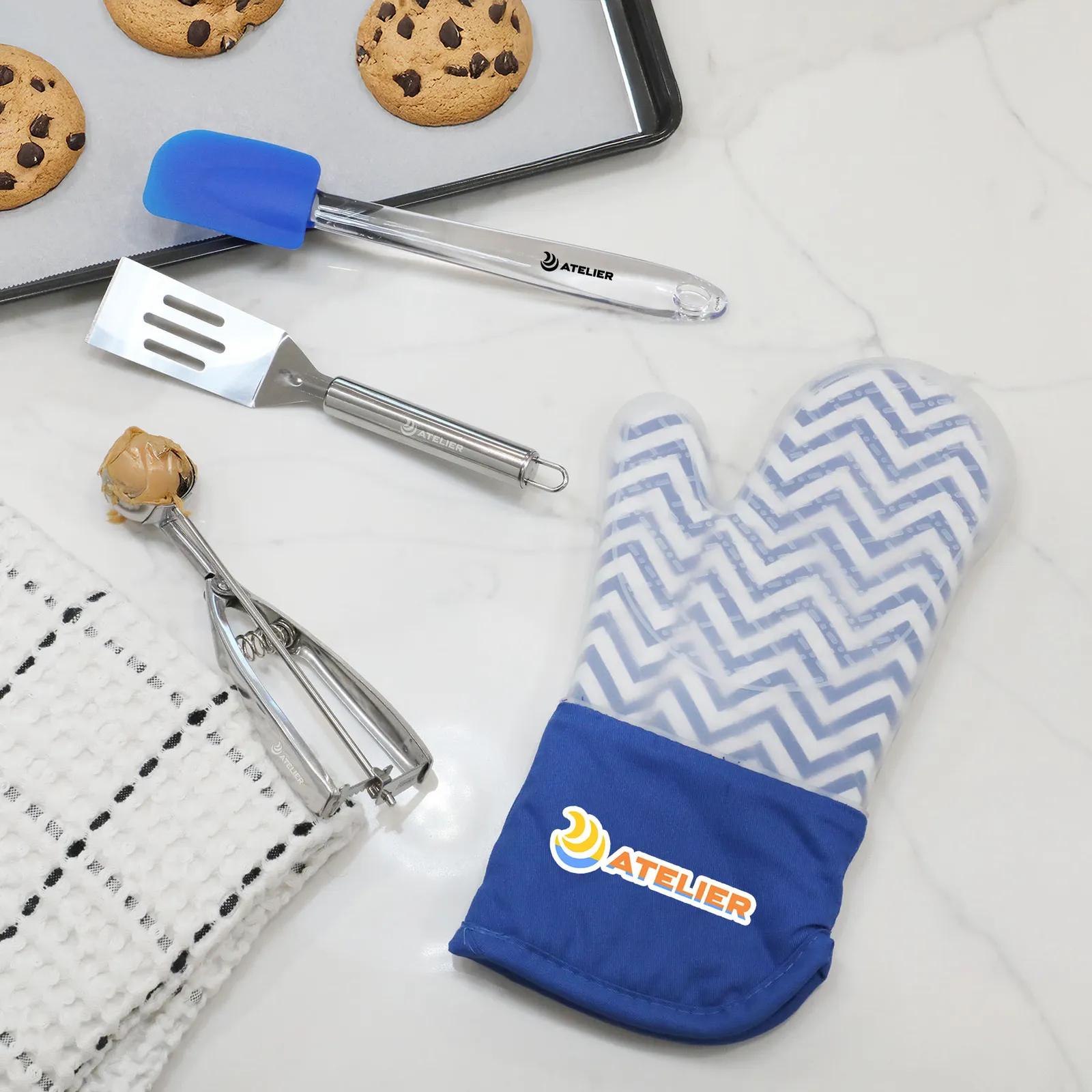Baking Set Cotton with Heat Resistant Mitt - 7 x 13 in