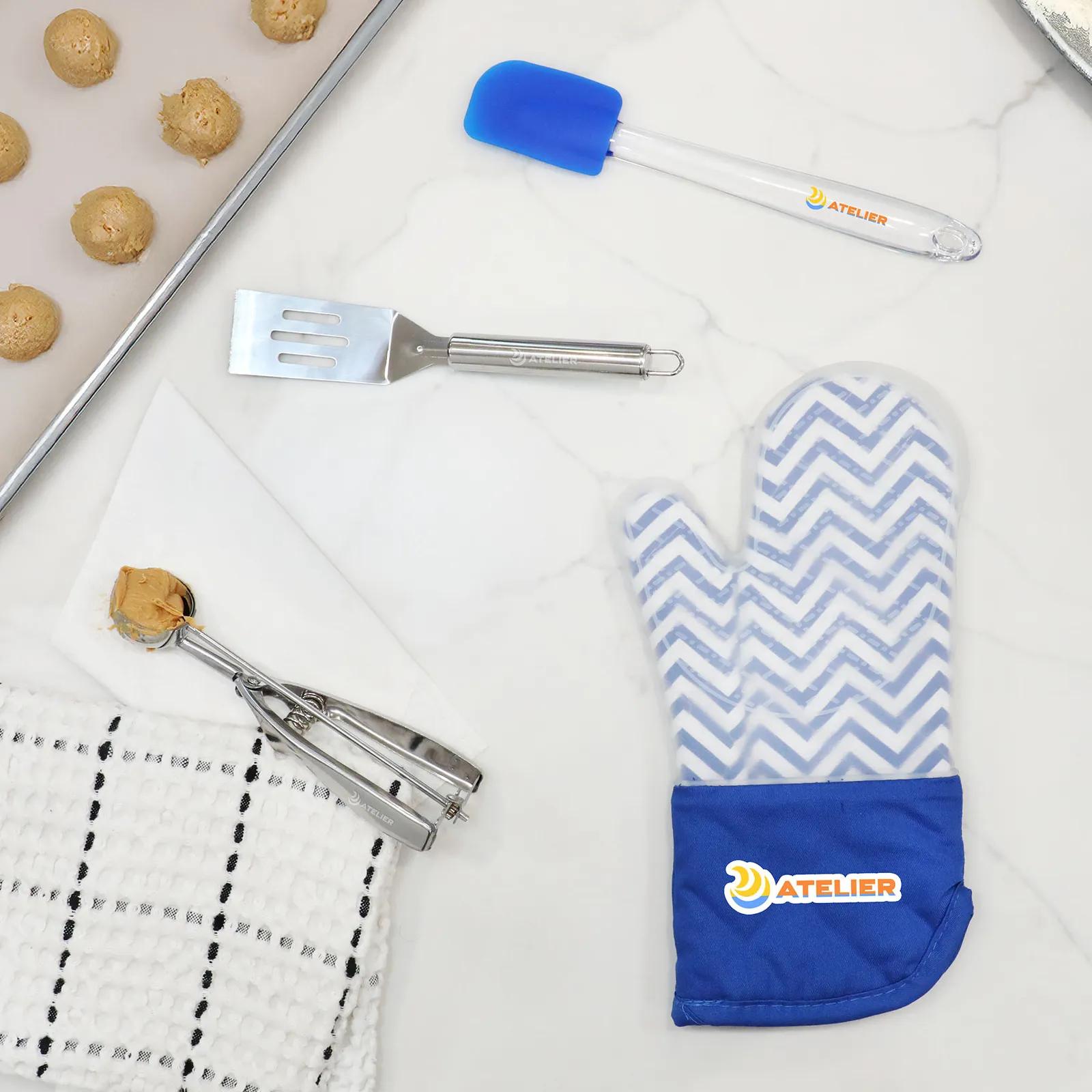 Baking Set Cotton with Heat Resistant Mitt - 7 x 13 in - product view 2