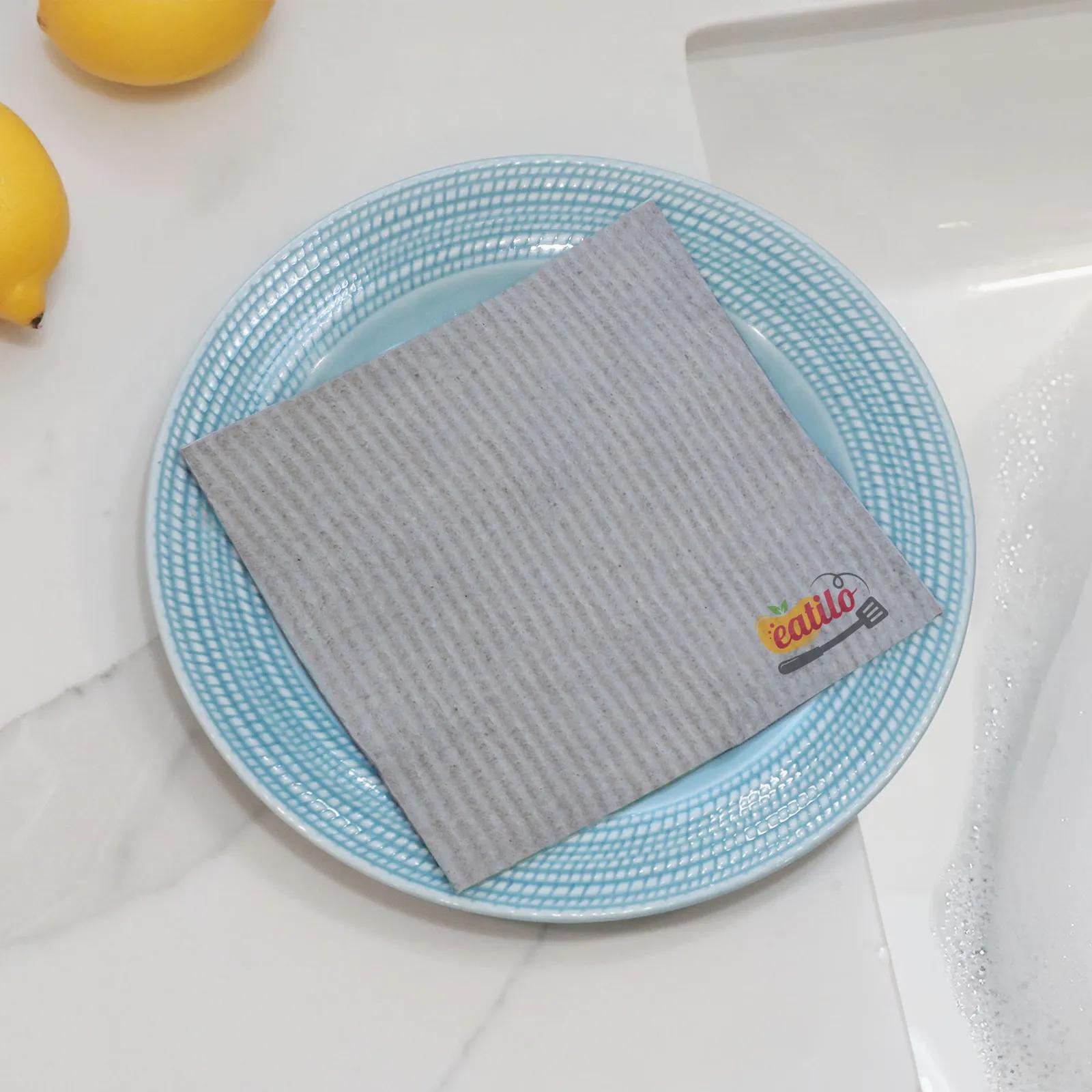 Kitchen Set Cotton with Beeswax Wraps and Dishcloth - 7 in - product view 6